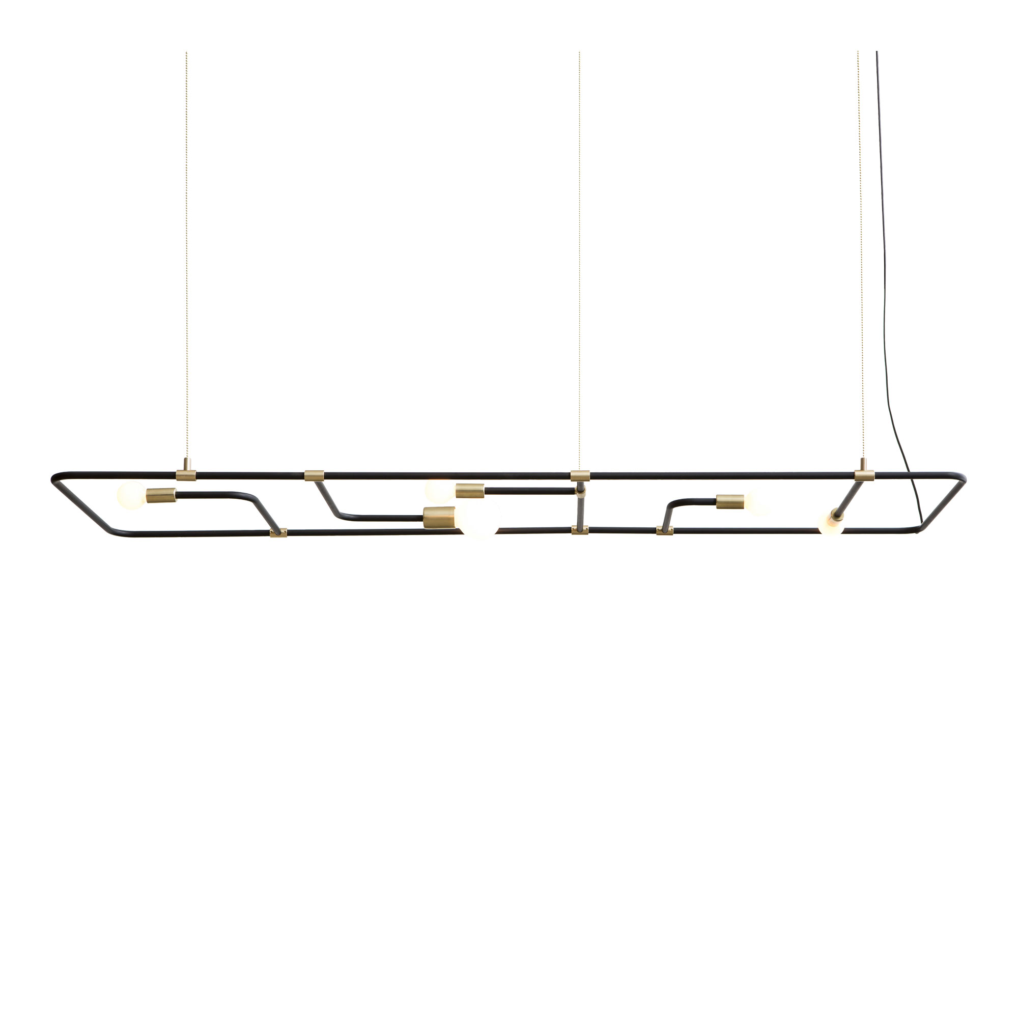 Lambert & Fils - Beaubien Ceiling, Black, Graphite hardware - Pendellampor - Svart
