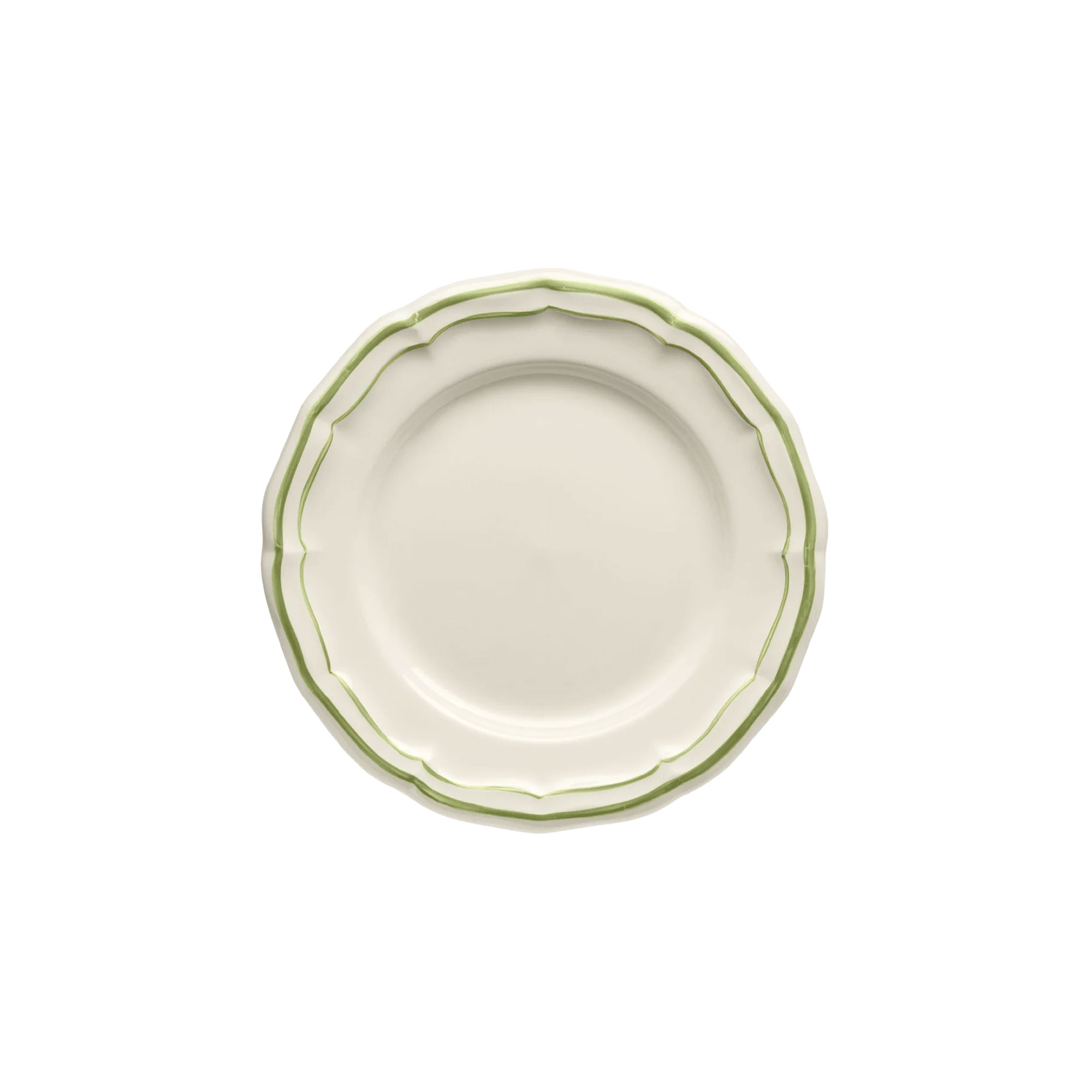 Gien - Filet assiett 4-pack grön - Assietter - Grön - Keramik