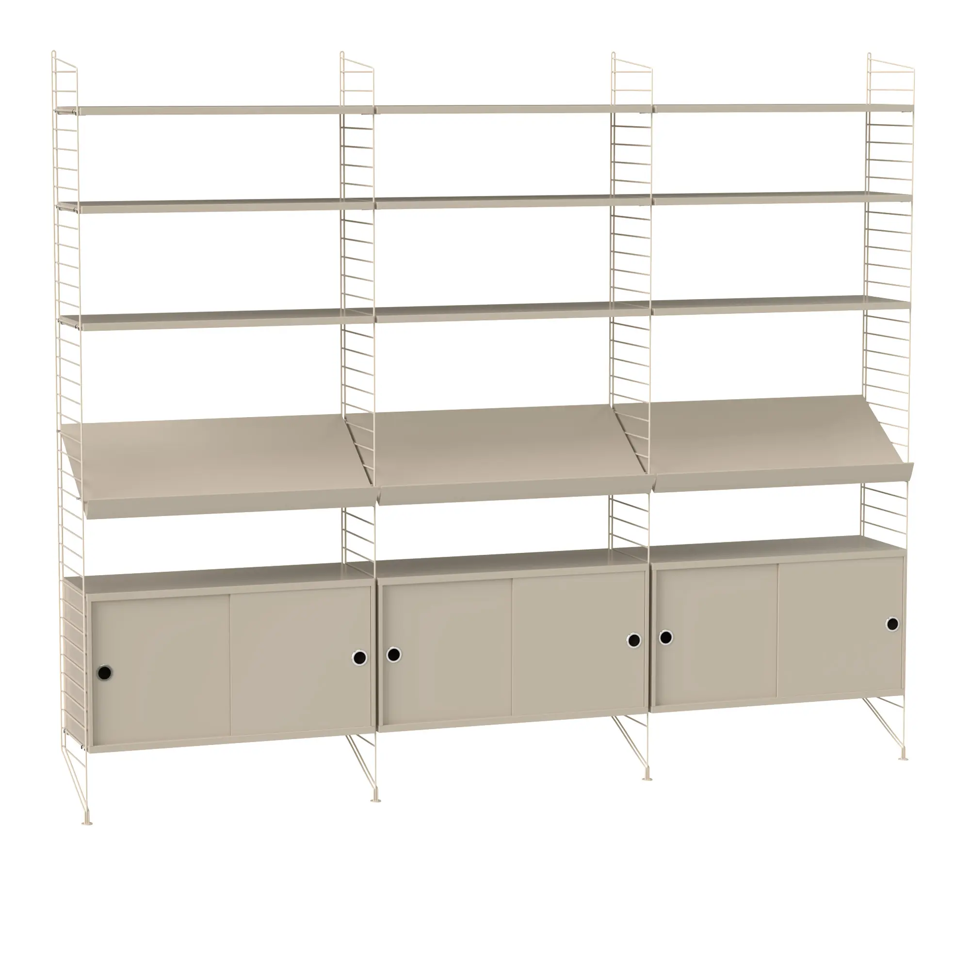 Vardagsrum Hyllsystem G Beige / Beige