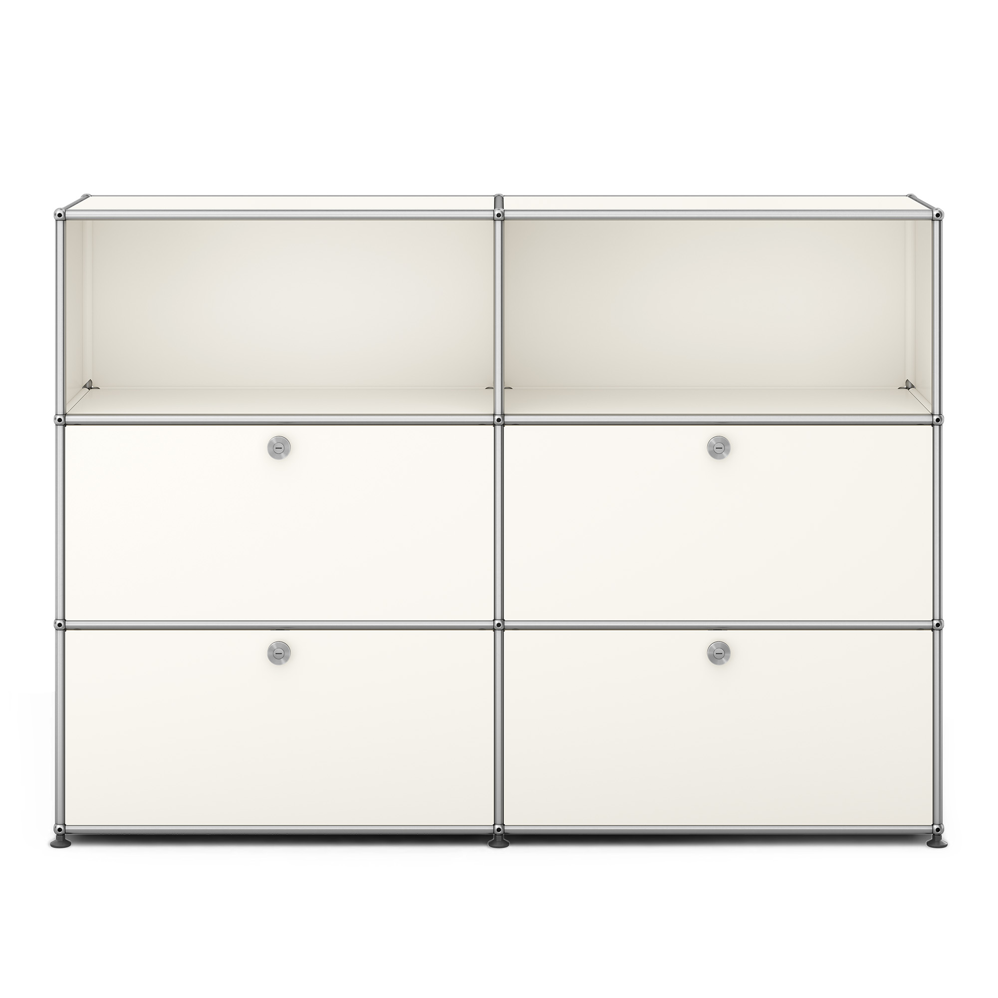 USM - USM Haller M64 24 Pure White - Sk&auml;nkar och sideboards - Fritz Haller & Paul Sch&auml;rer - Vit - Metall
