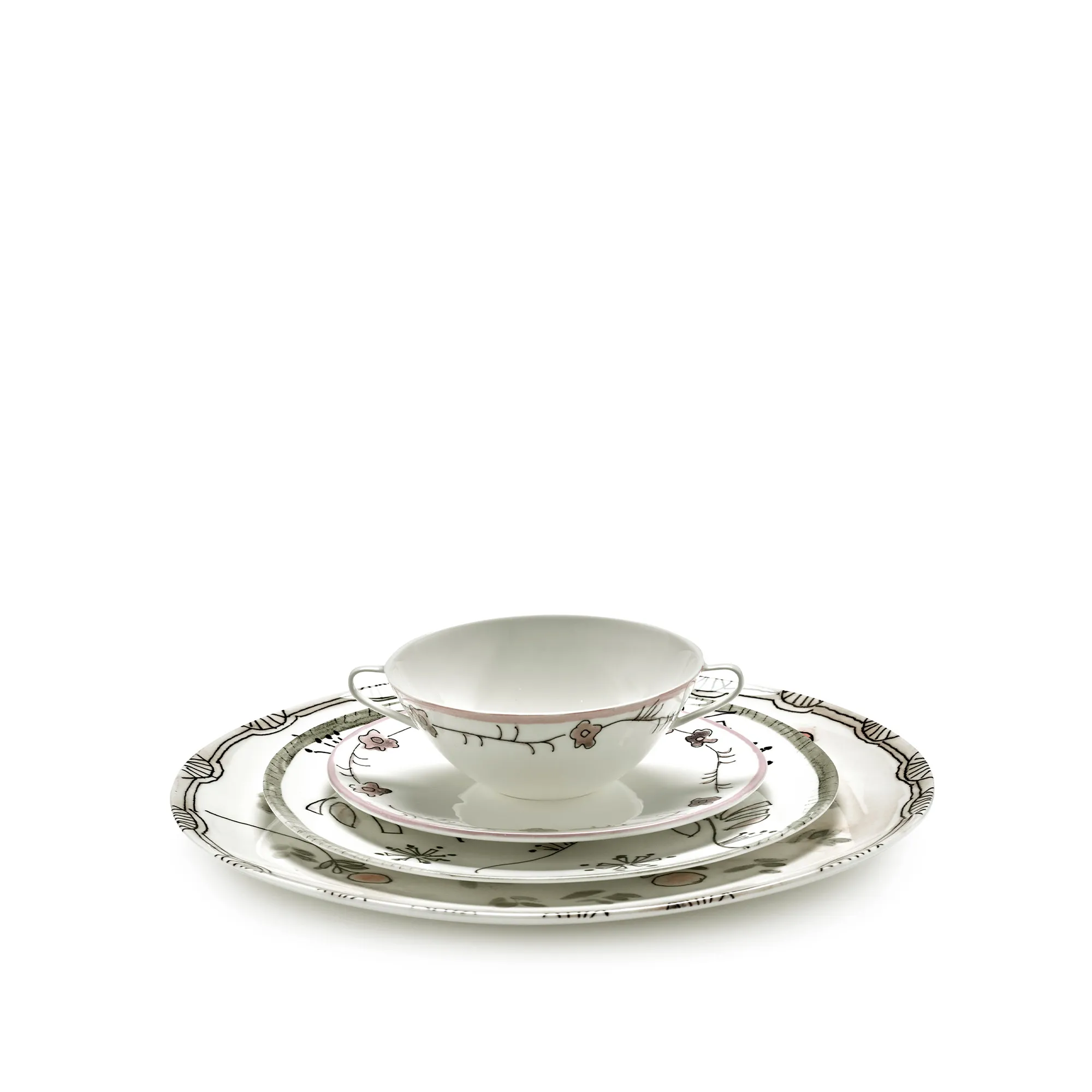 Serving Plate S Mirtillo Nude
