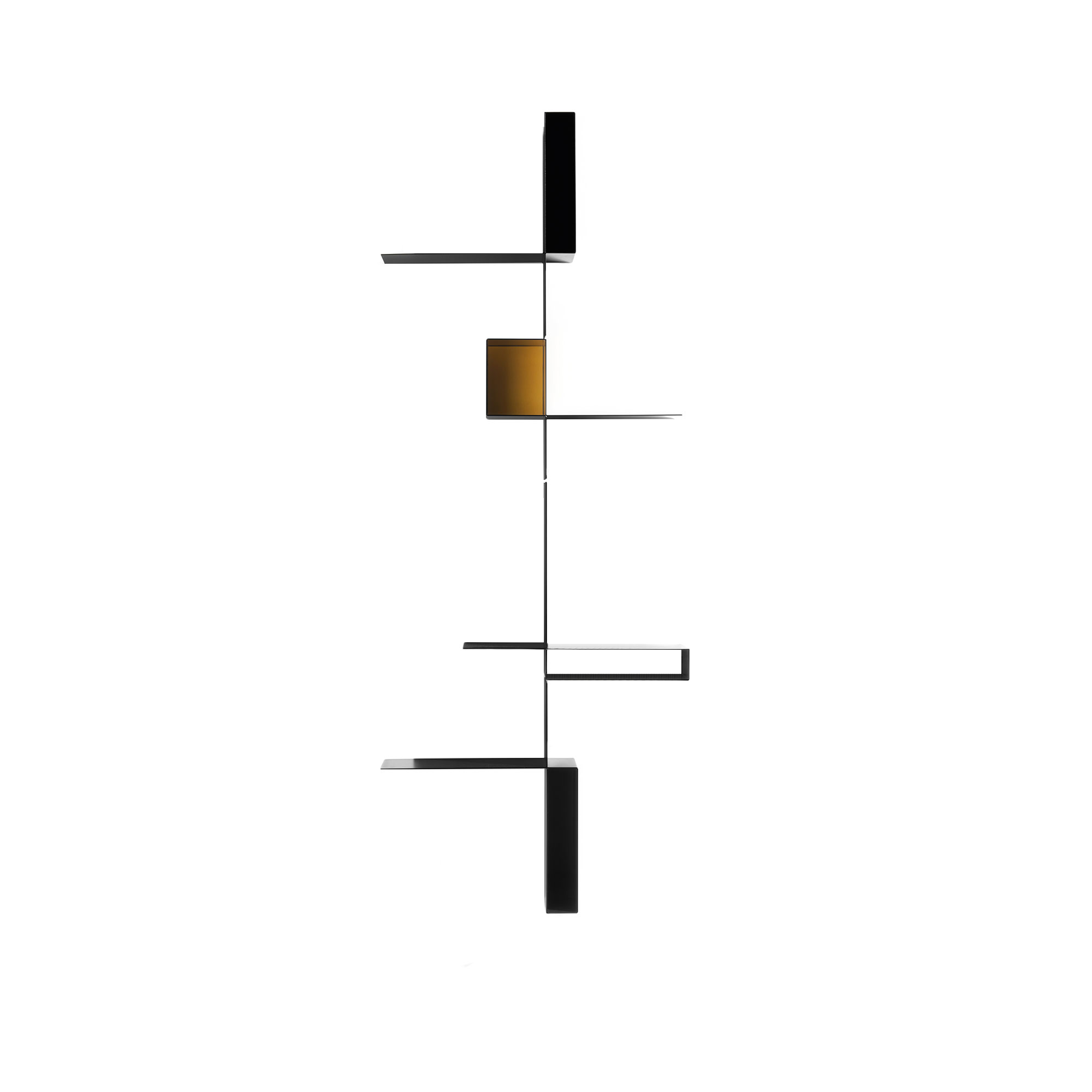 MDF Italia - Randomissimo Composition A - Vägghyllor - Neuland Industriedesign - Grå - Naturmaterial/Metall