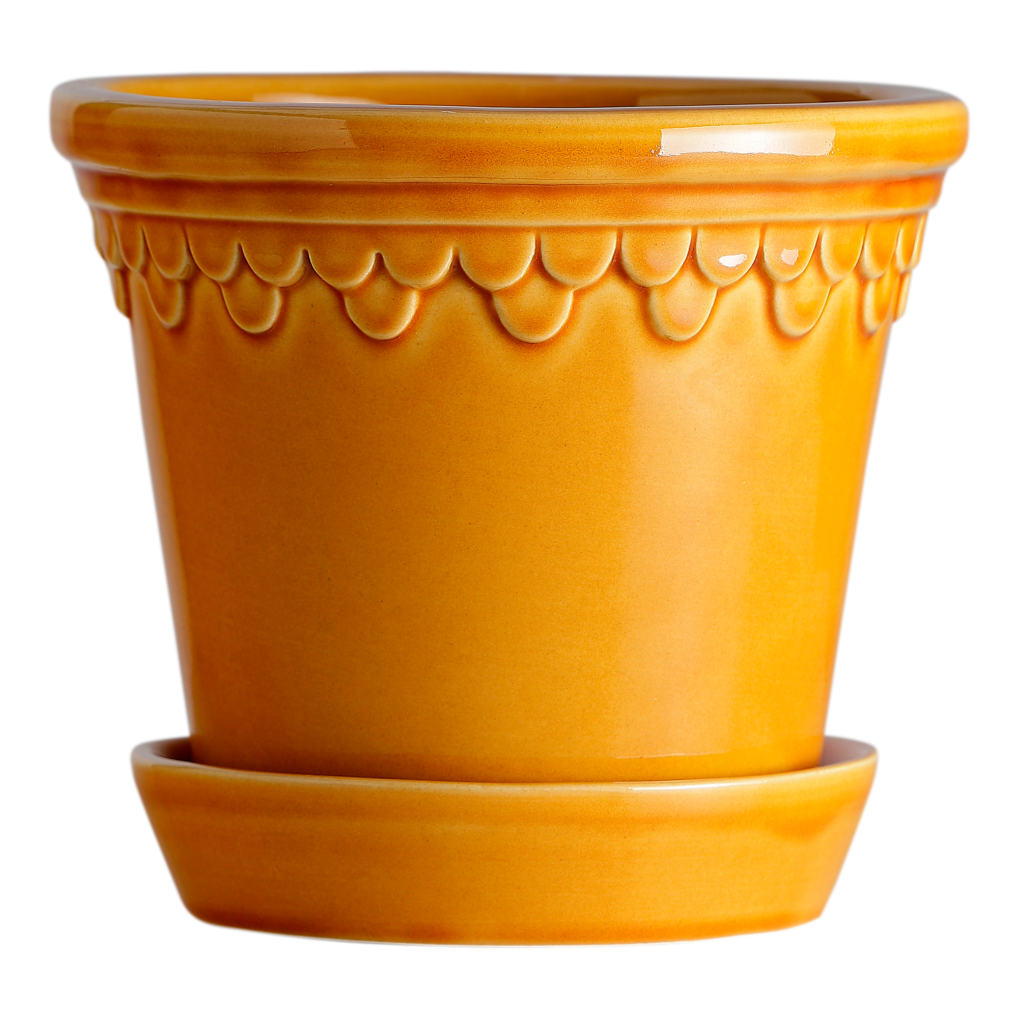 Bergs Potter - Københavner Yellow Amber 14 cm - Krukor - Steffen Berg - Gul