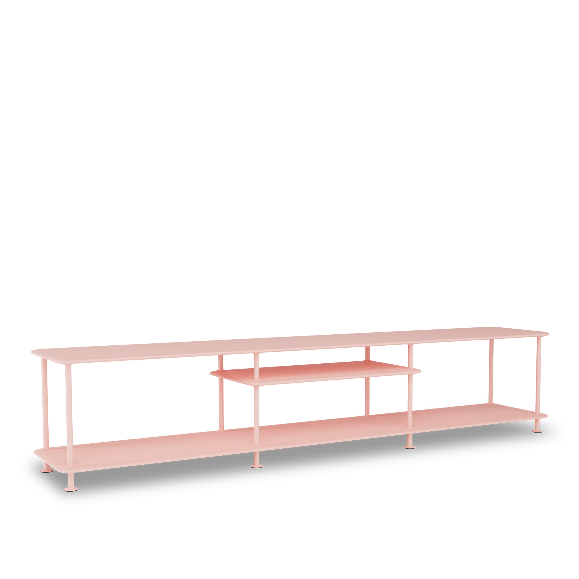 montana - montana free 111010 167-ruby 167-ruby - tv-bänkar - jakob wagner - röd - metall/trä