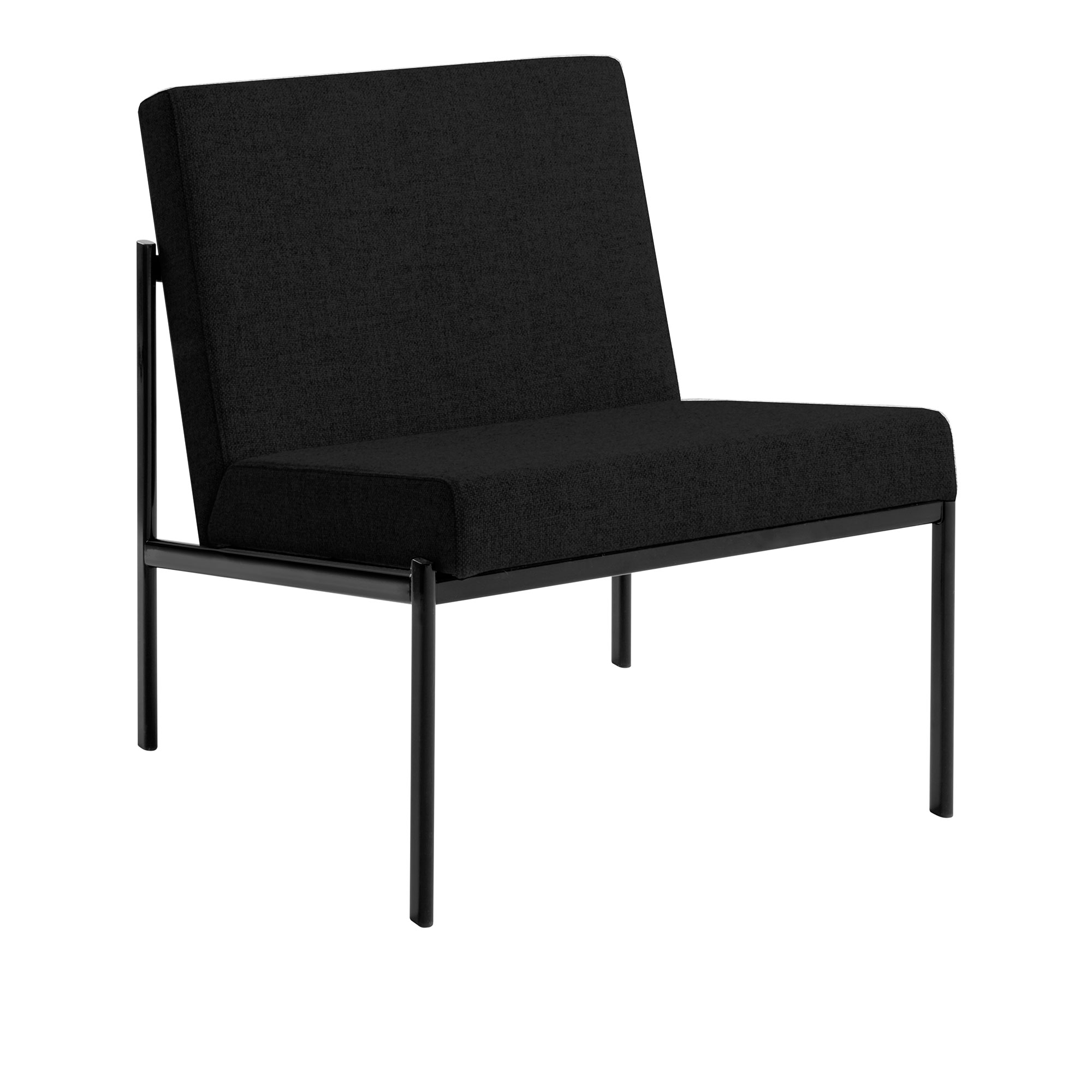 Artek - Kiki Fåtölj, Tyg, Hallingdal 65 190 - Fåtöljer - Ilmari Tapiovaara - Svart - Metall/Textilmaterial