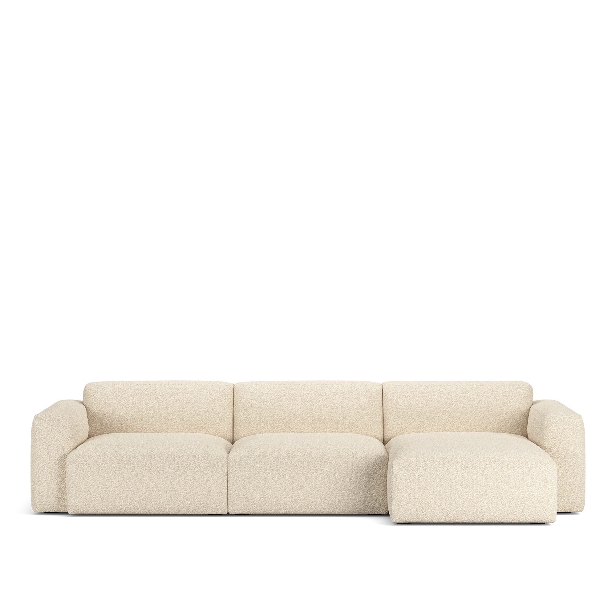NOGA - Brick 3-Seater Chaise Lounge Right, Vellus 04 - Soffor