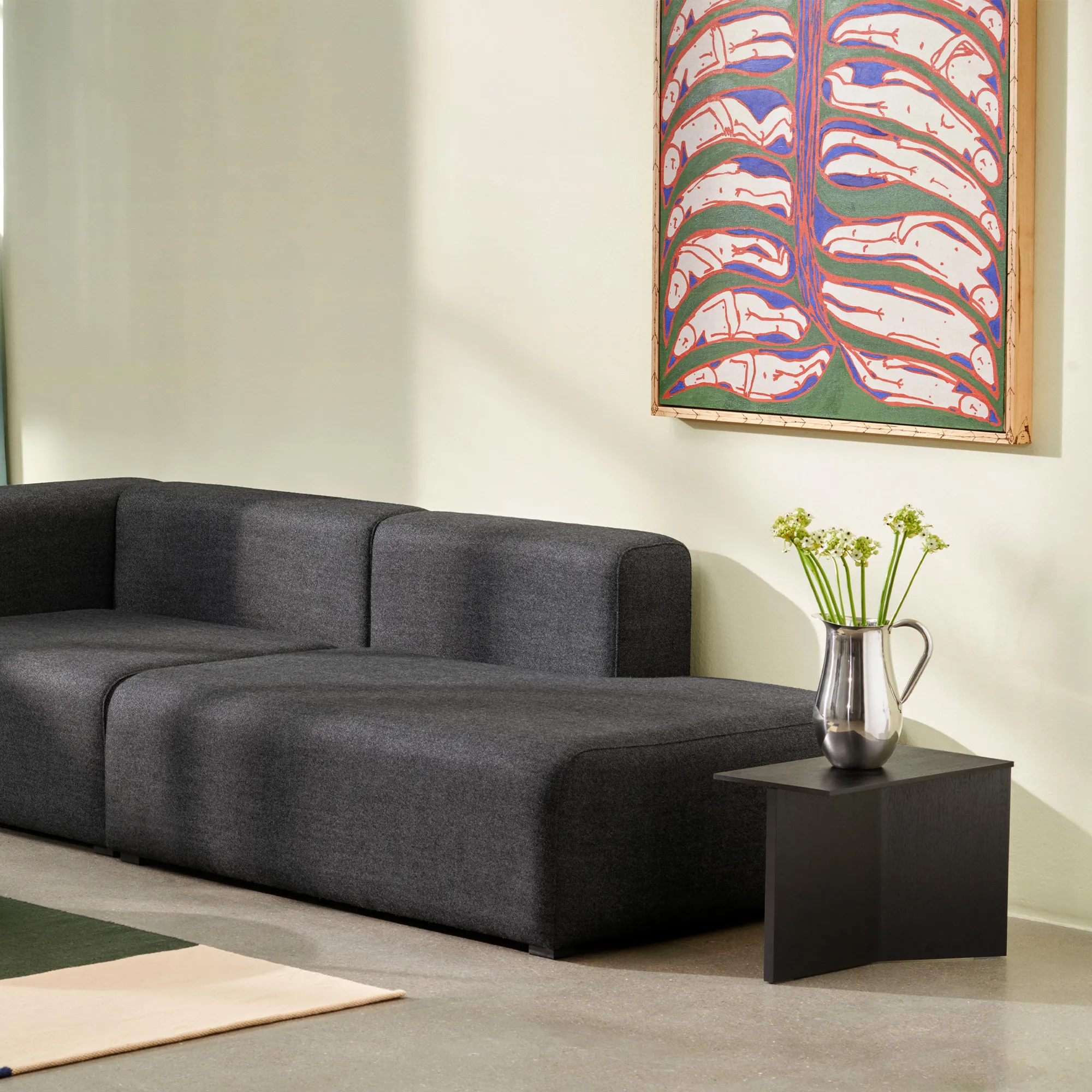 Slit soffbord Round