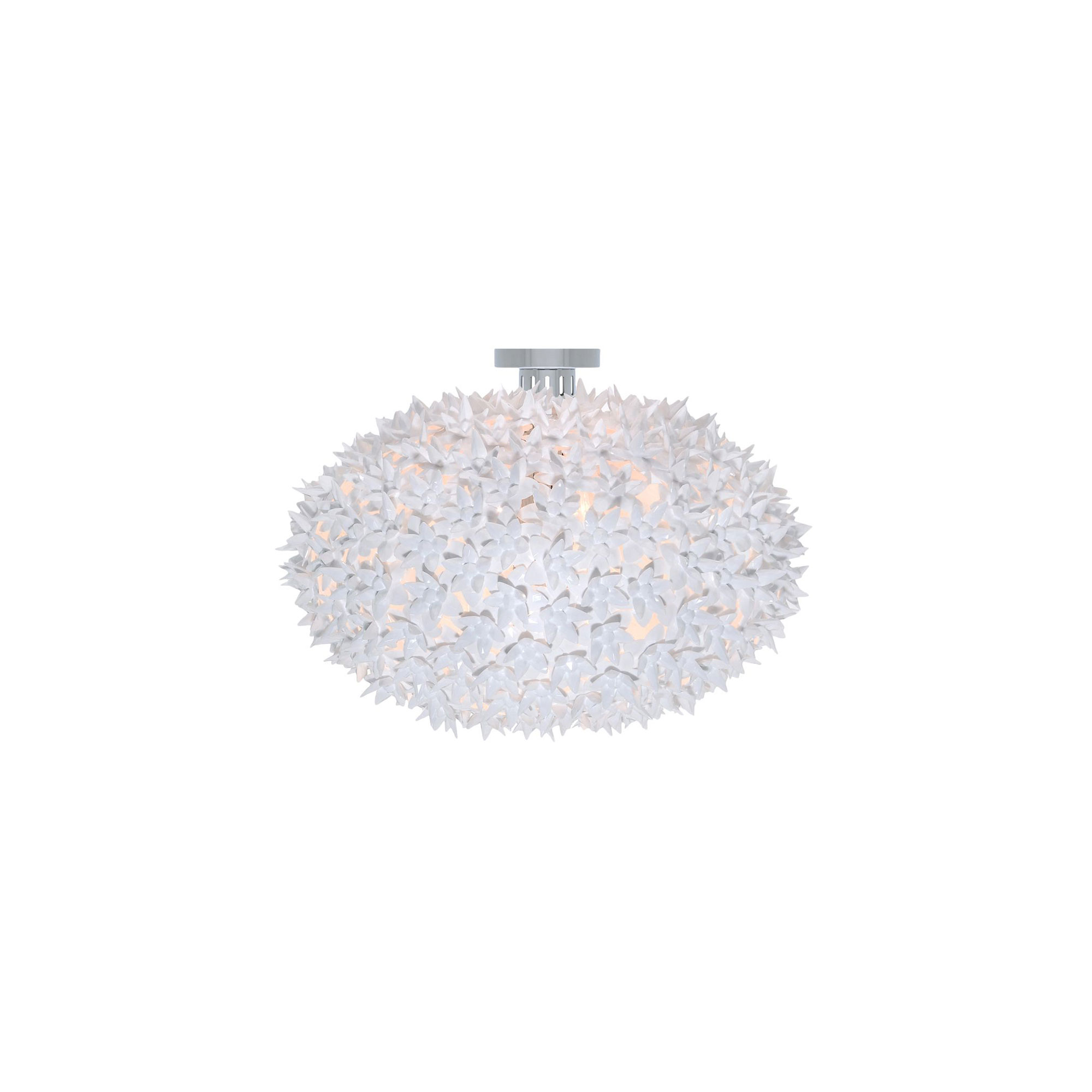 Kartell - Bloom C1 Ceiling 9275, Matt White, Incl. 6xLED 4,5W G9 - Plafonder - Ferruccio Laviani - Vit