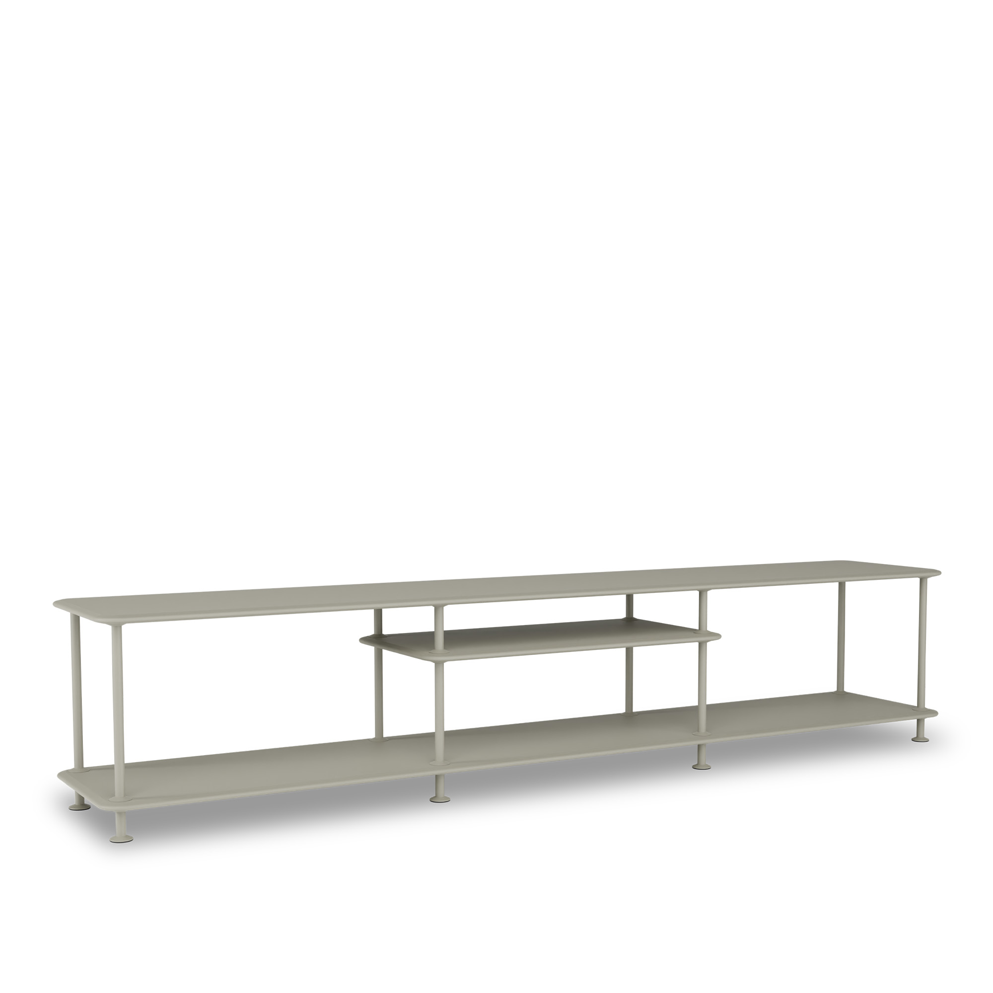 montana - montana free 111010 225-fennelstructure 144-fennel - tv-bänkar - jakob wagner - grå - metall/trä