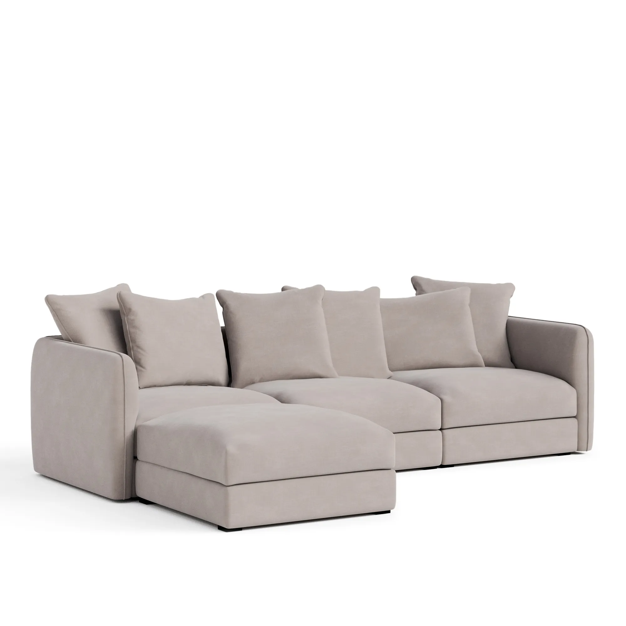 Pavarotti 3-Seater with Ottoman