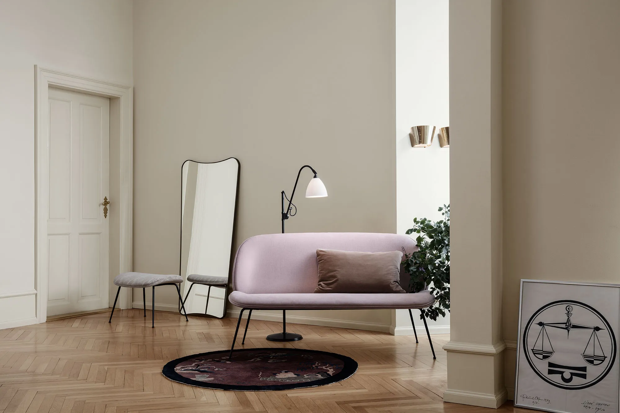 9464 vägglampa