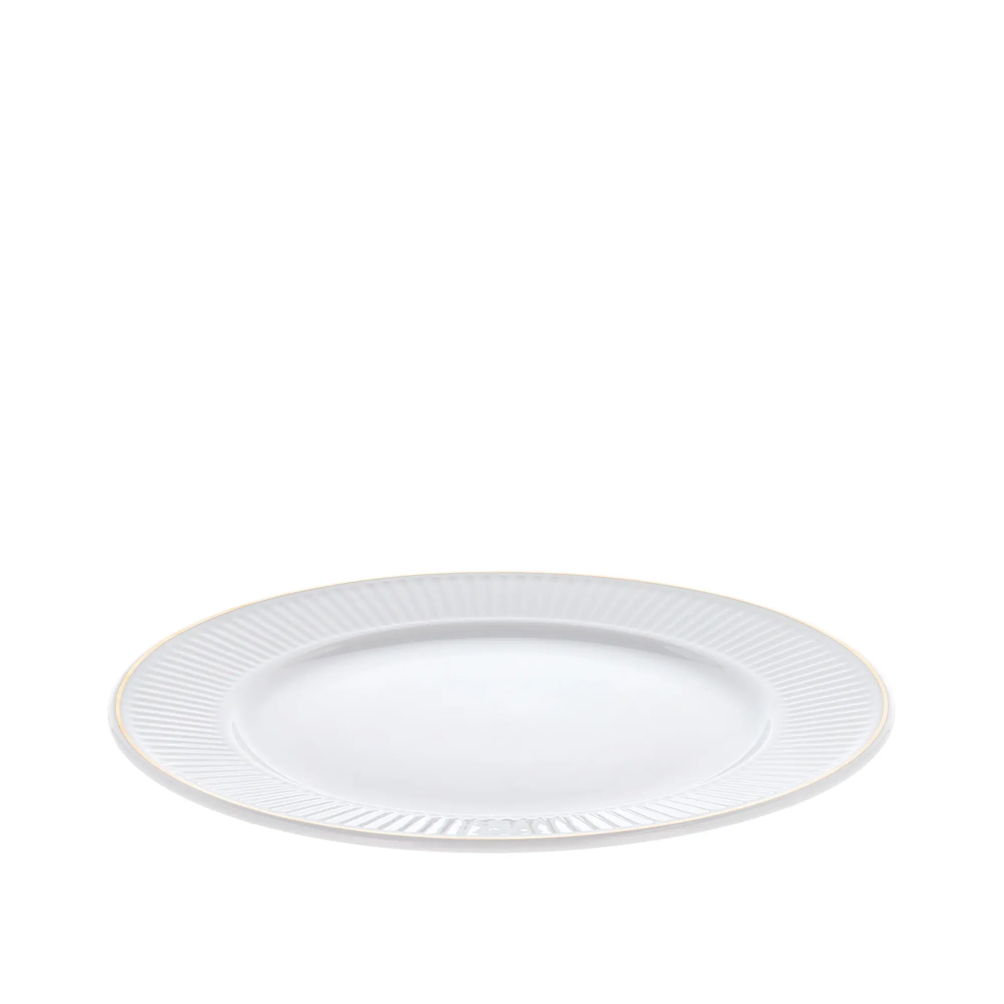 Plissé Flat Plate Ovenproof Porcelain
