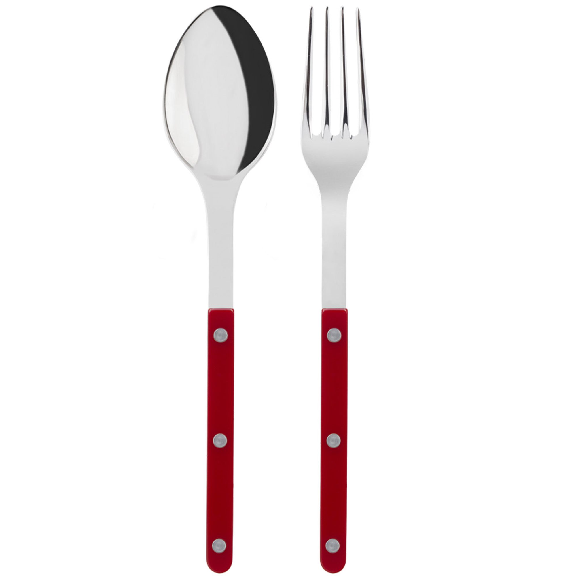 Sabre Paris - Bistrot Serving Set Solid - Burgundy - Serveringsbestick | Servering - Bestick - Serveringsbestick | Möbelexperten