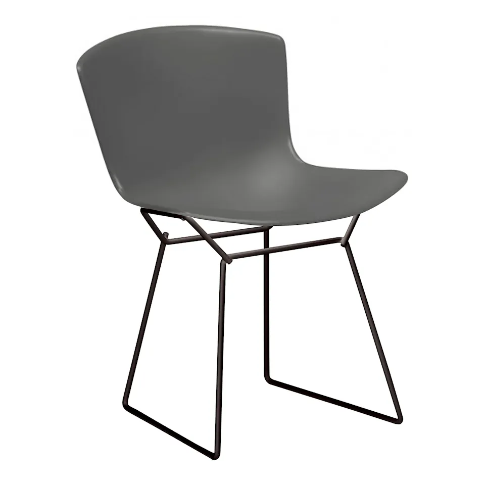 Bertoia Plastic utomhusstol svart