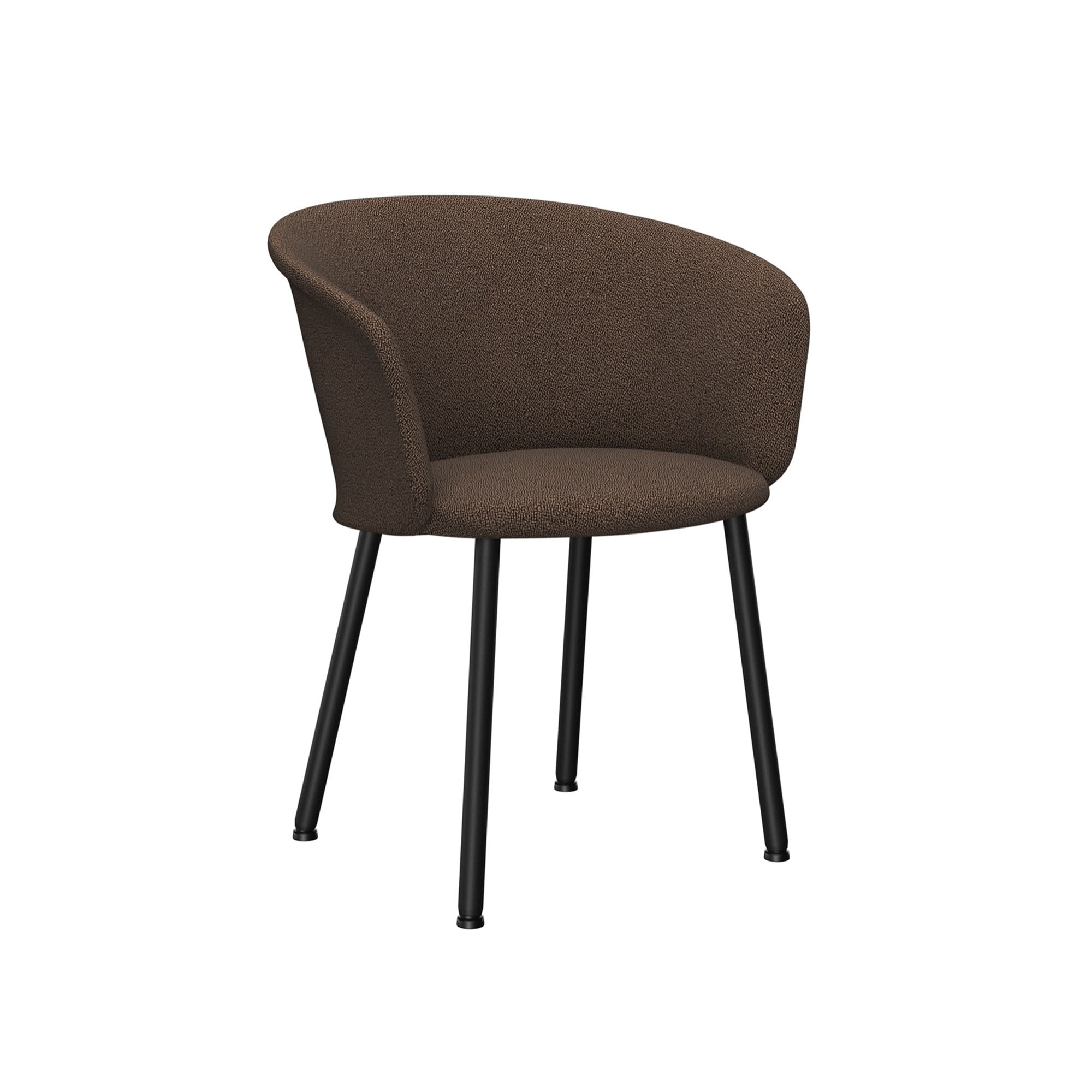 HEM - Kendo Chair - Rosewood - Matstolar - LucidiPevere - Brun - Metall/Trä/Skum/Plast/Ull