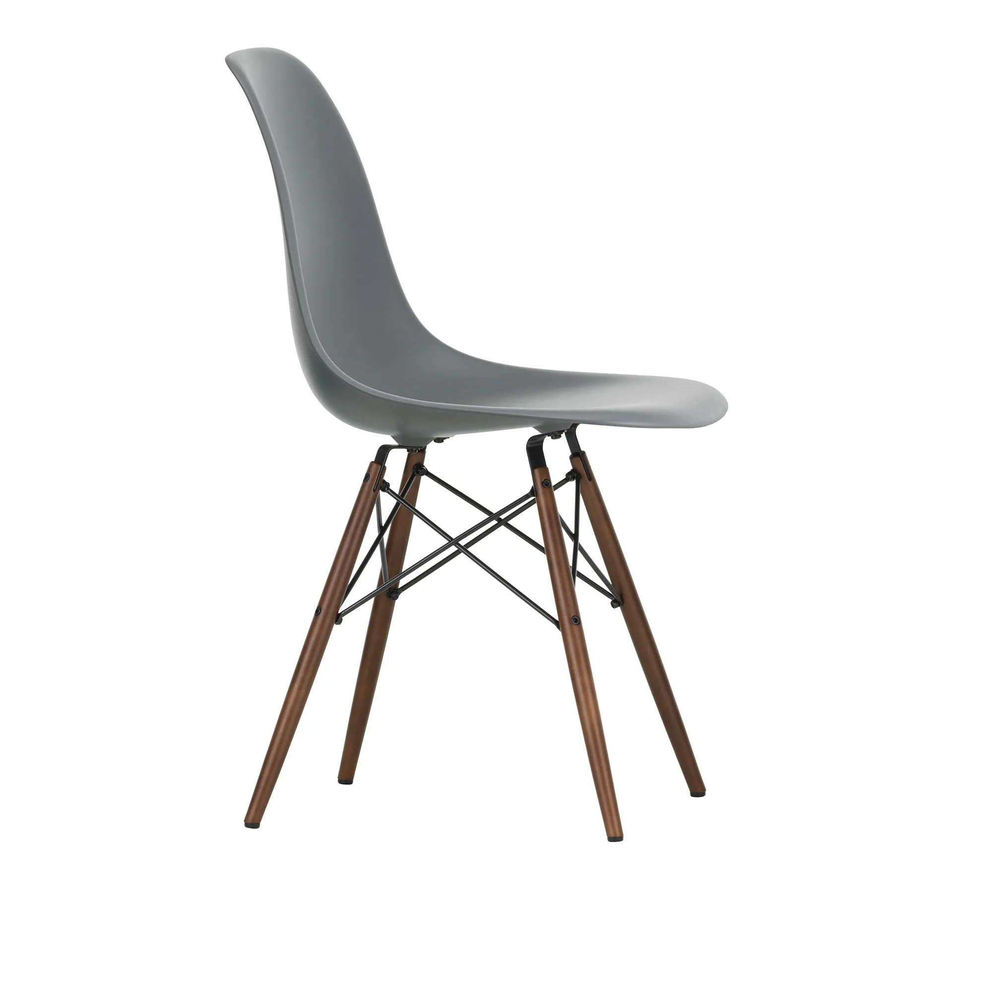 Eames RE Plastic Chair DSW stol Dark Maple