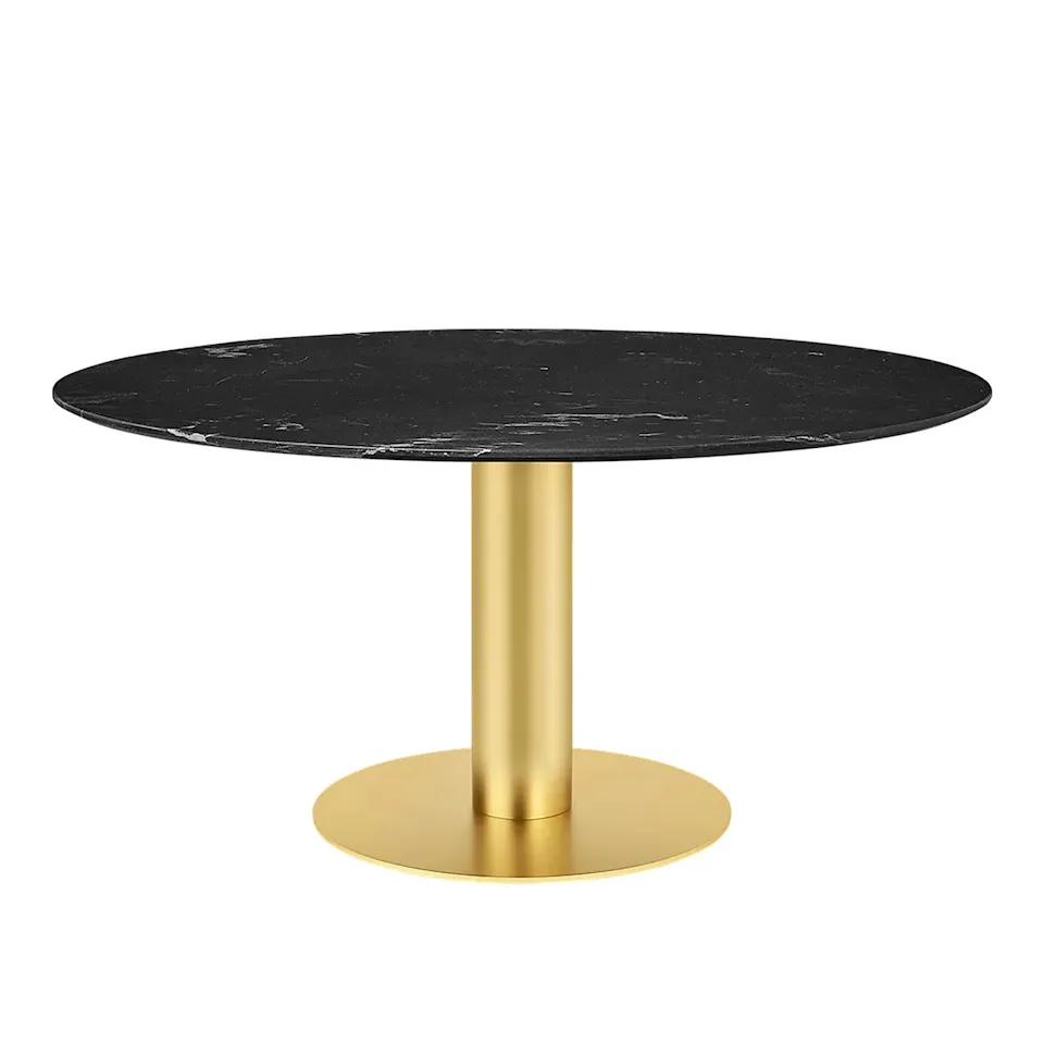 GUBI 2.0 matbord Ø150 cm mässing
