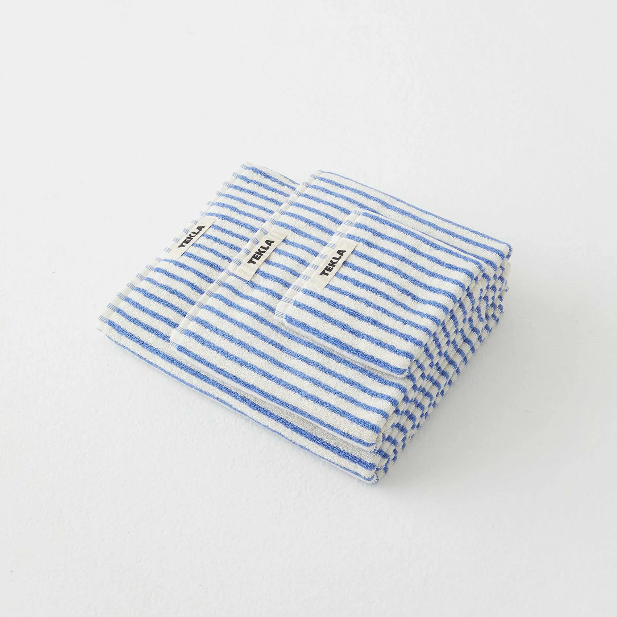 Terry handduk coastal blue stripes
