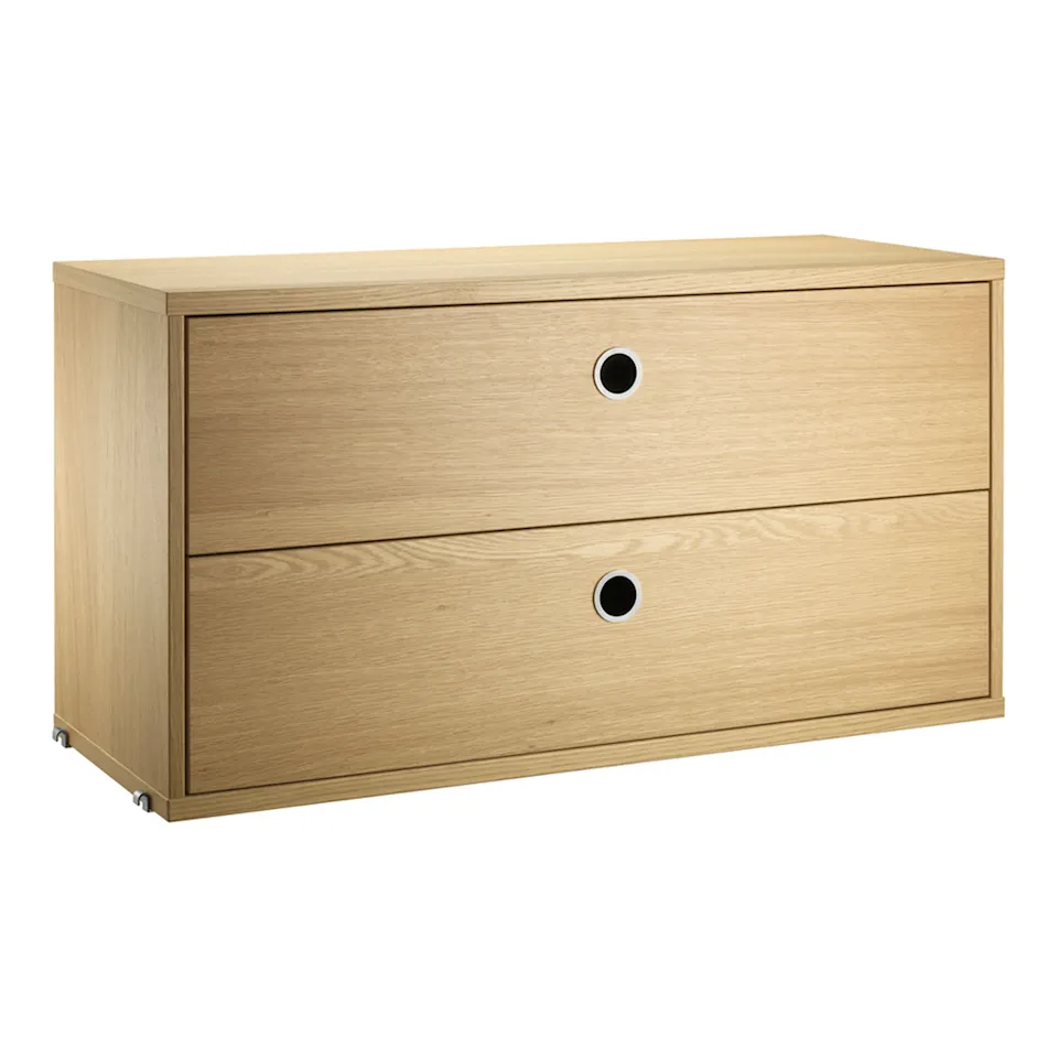 Byrå med lådor 78x30cm ek