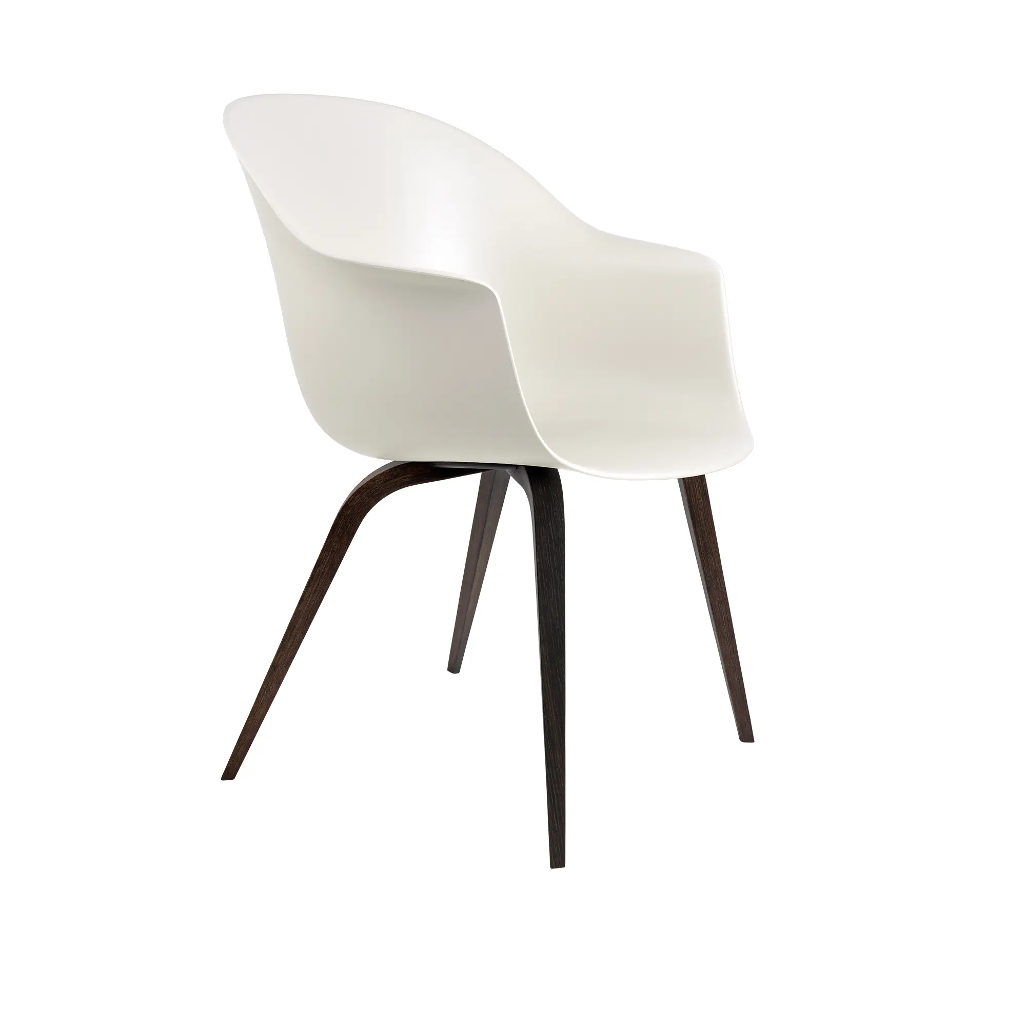 Bat matstol Alabaster White