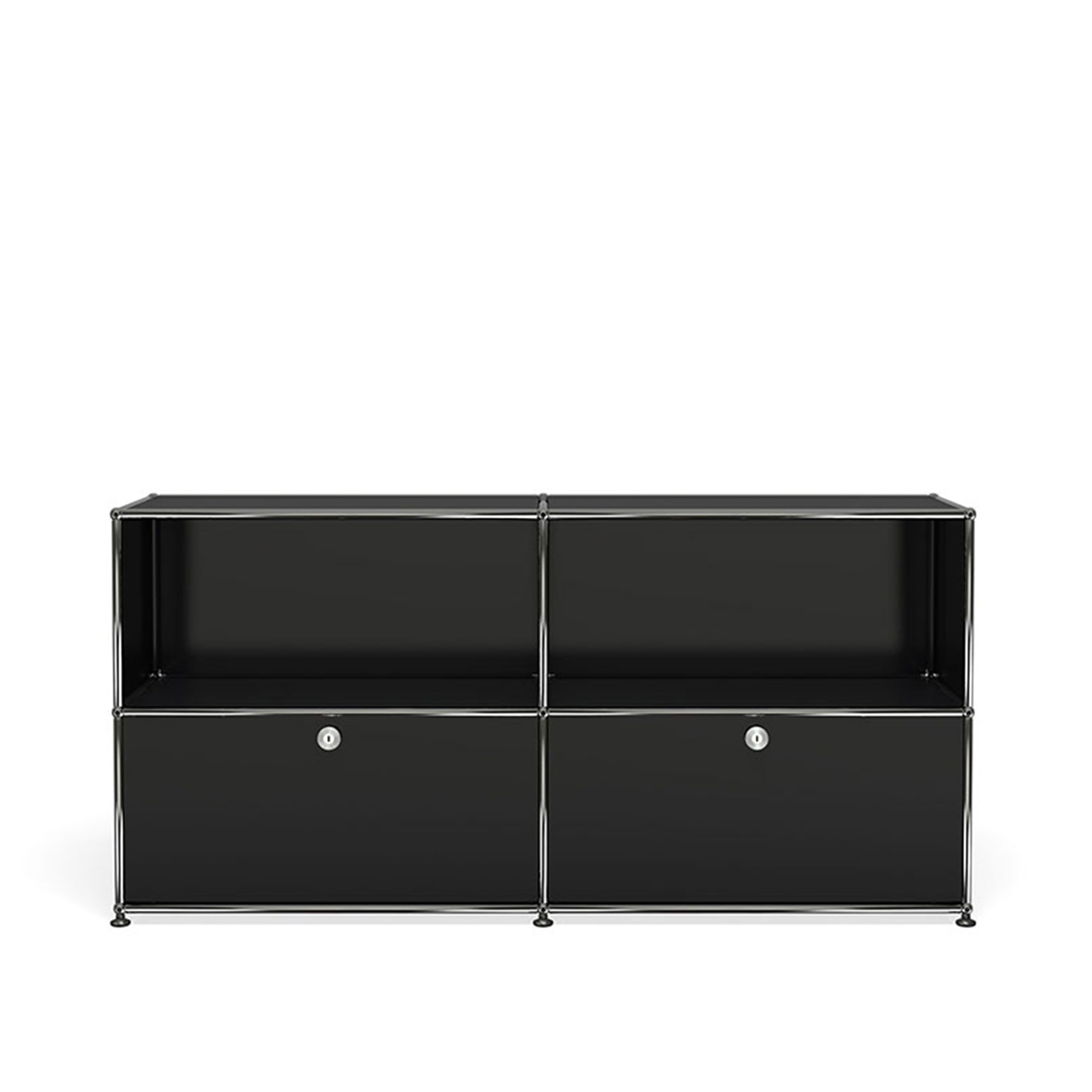 USM - USM Haller 36 Sideboard, Graphite Black - Fritz Haller,Paul Schärer - Svart - Metall