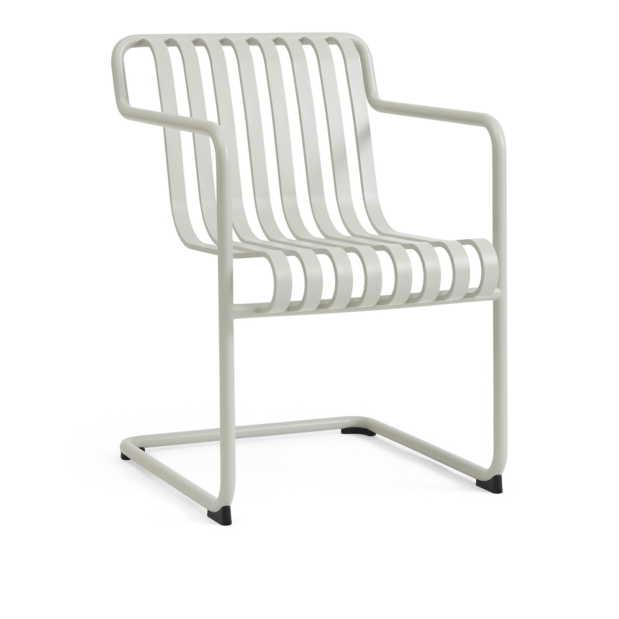 HAY - Palissade Cantilever Dining Armchair Sky Grey - Matstolar utomhus - Ronan & Erwan Bouroullec - Metall | Utemöbler - Utestolar - Matstolar Utomhus | Möbelexperten