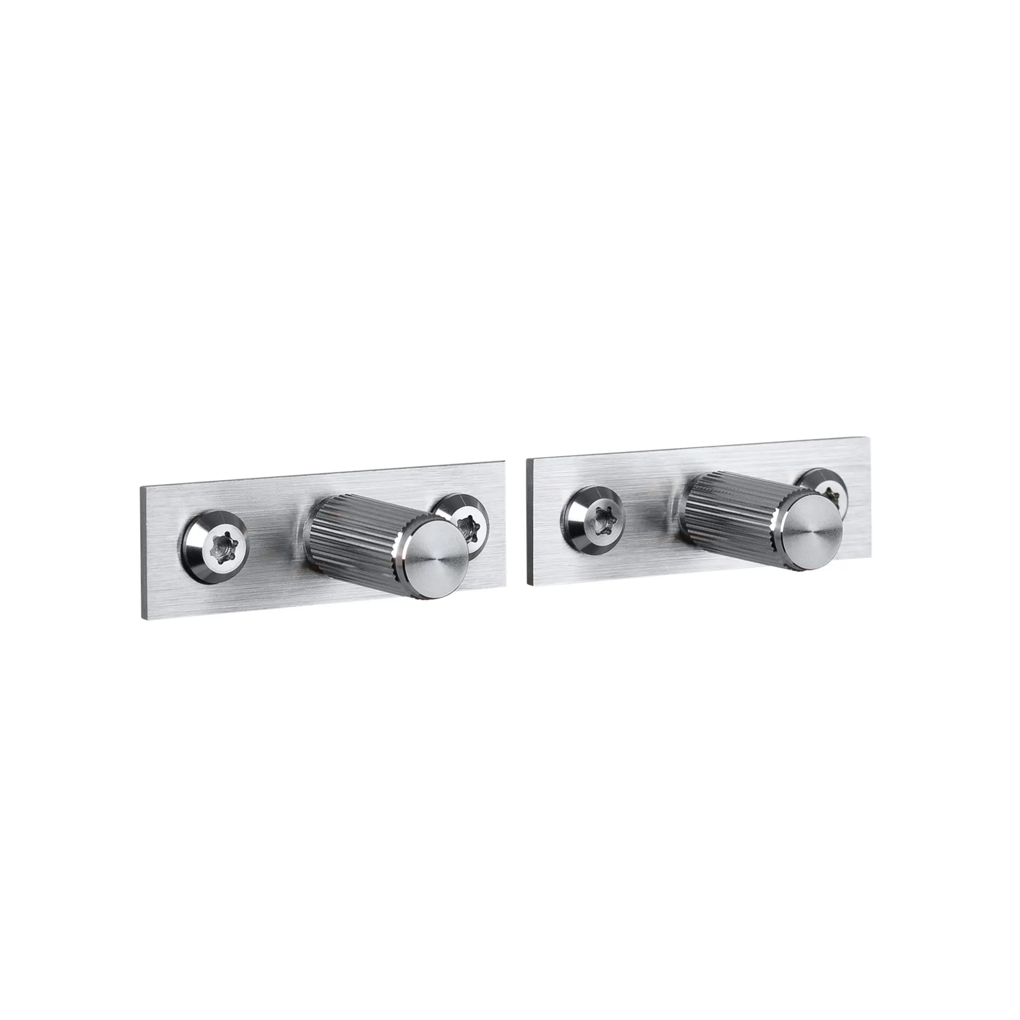 Furniture Knob Plate Linear 2-pak