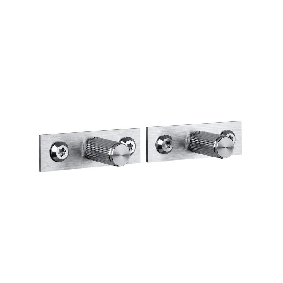 Furniture Knob Plate Linear 2-pack