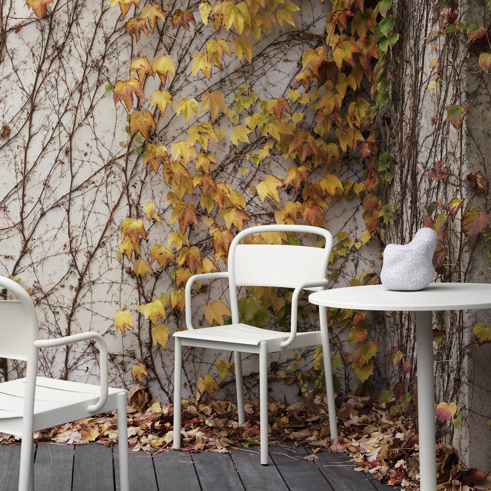 Linear Steel Side Chair
