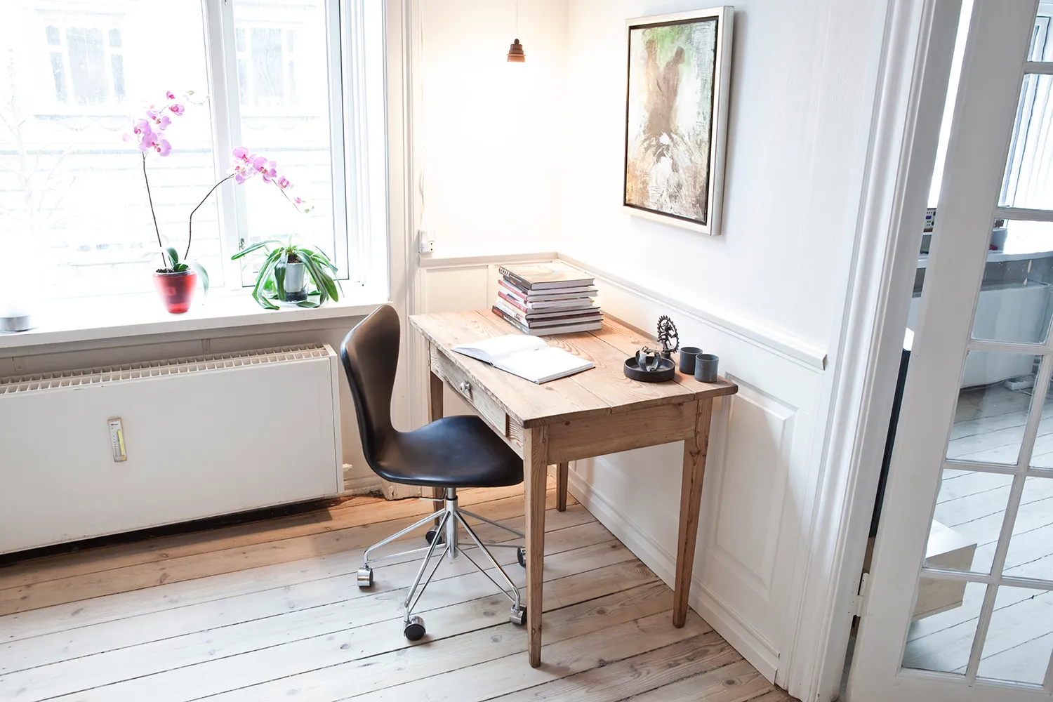 3117 Sjuan kontorsstol framsidesklädd
