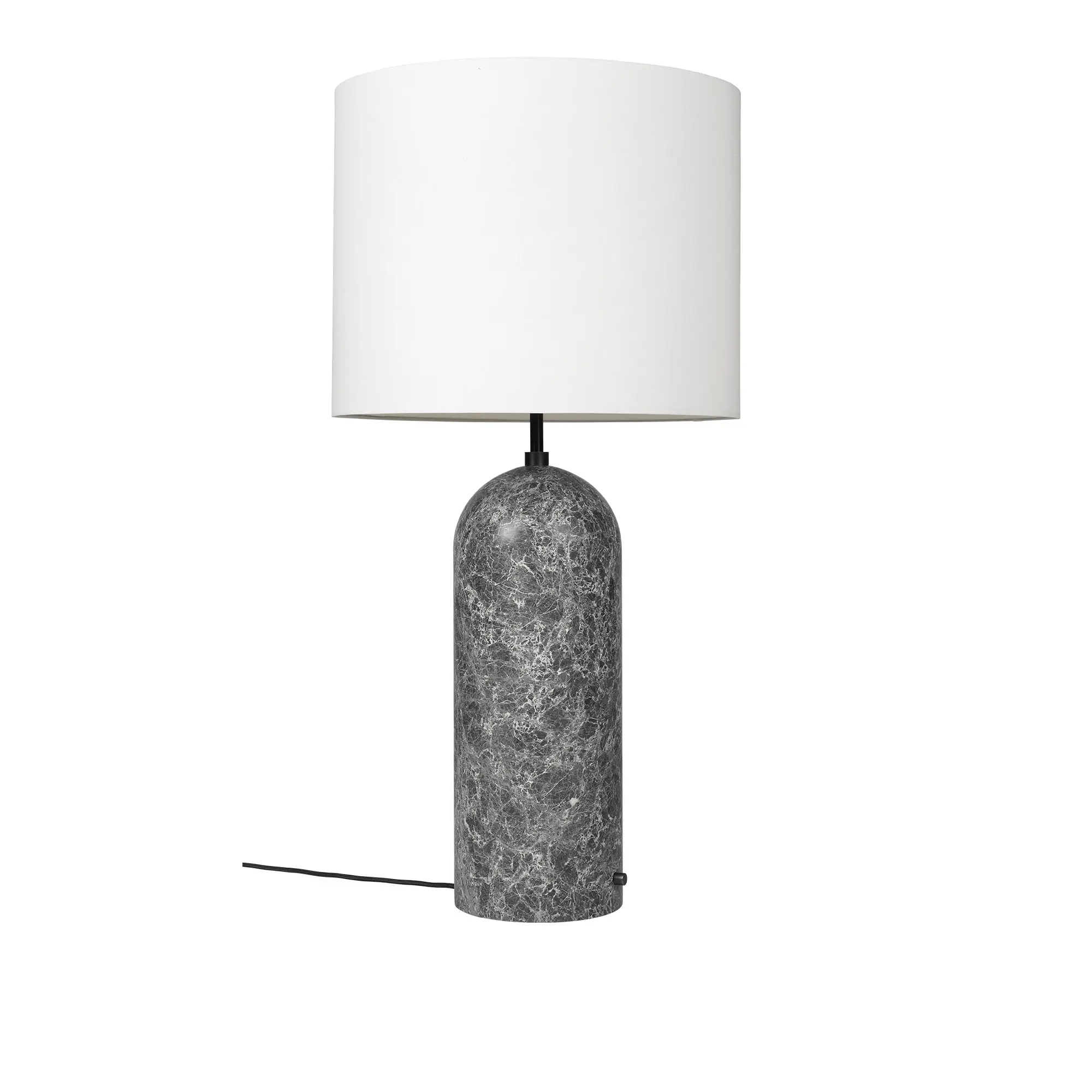 Gravity golvlampa XL Low grå marmor