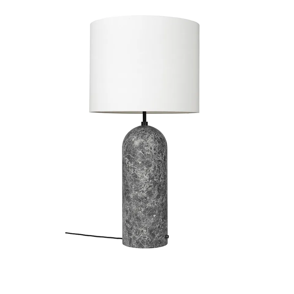 Gravity gulvlampe XL Low grå marmor