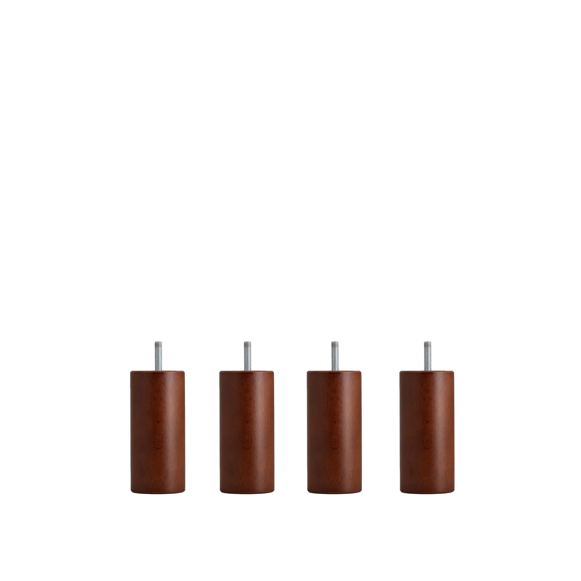 Dux SC sängben rund mahogany 4-pack