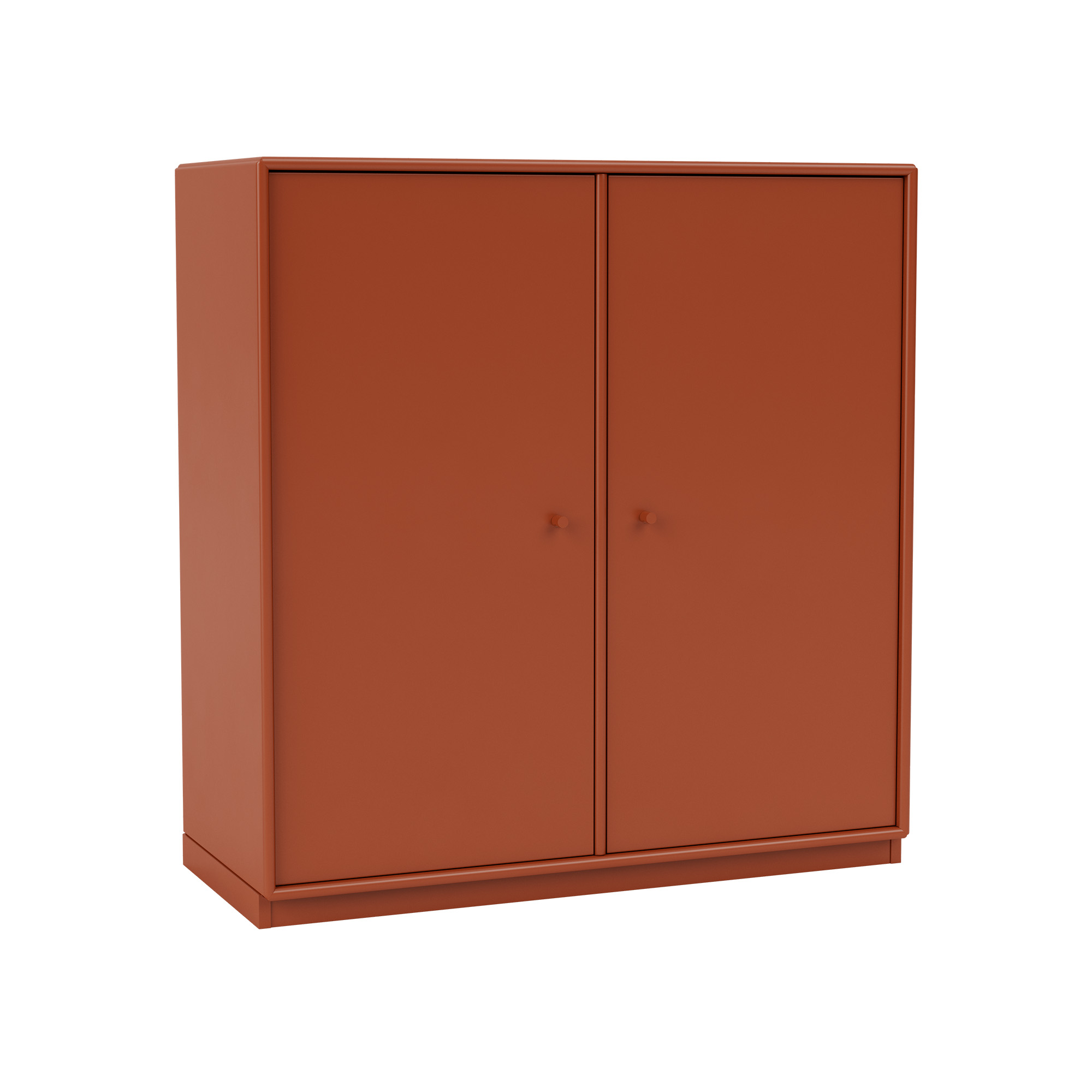 montana - cover cabinet 162-hokkaido 06 plinth 3 cm - skåp och vitrinskåp - peter j. lassen - röd - trä