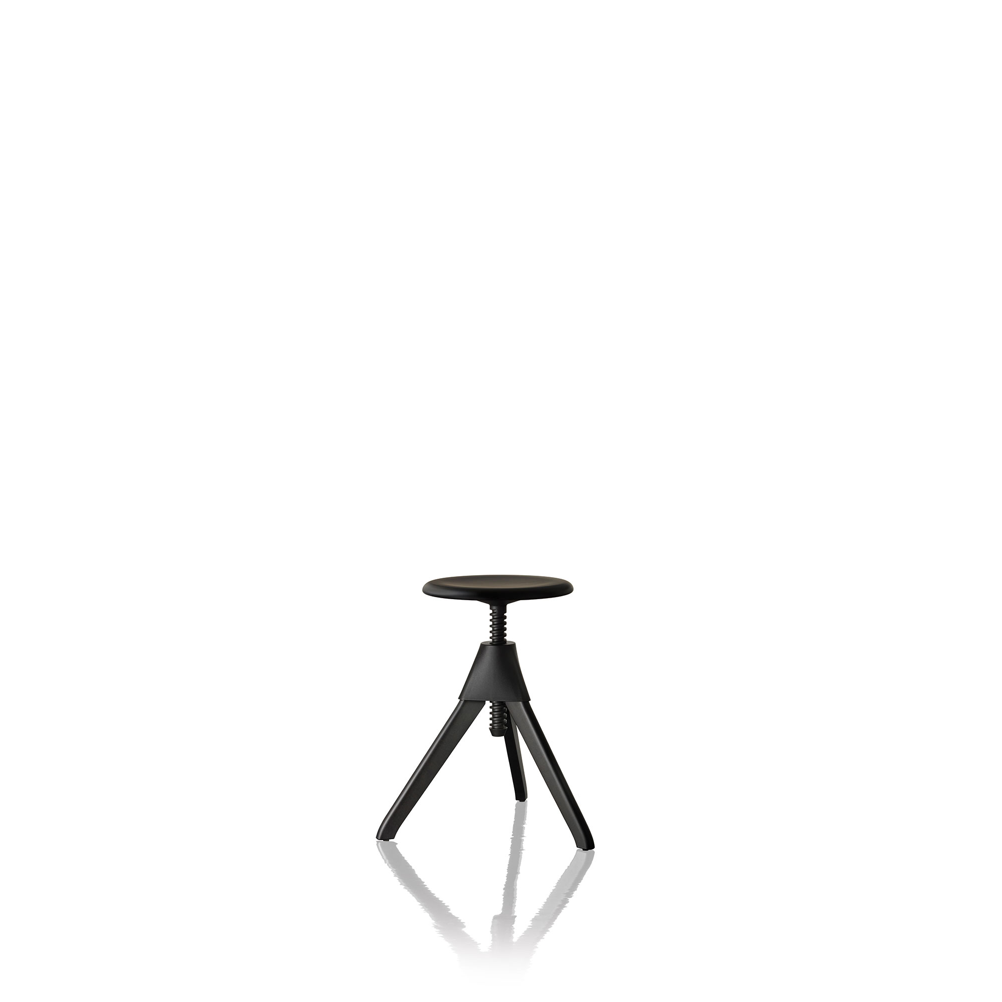 Magis - Tom Jerry - The Wild Bunch Stool H70/86 Natural base/Green seat - Barstolar - Konstantin Grcic - Grön - Trä/Syntetiskt/Plast