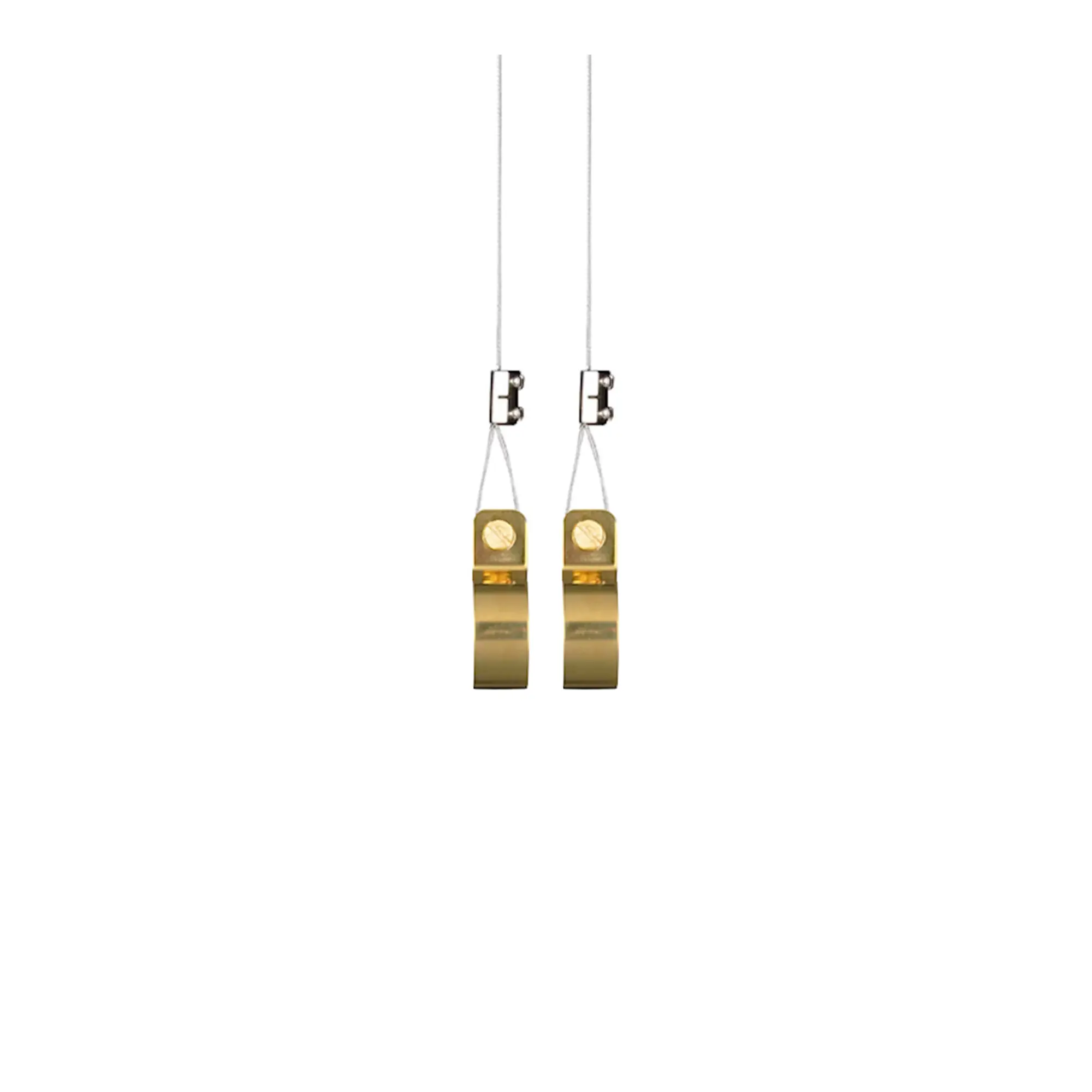 Mässingomtag 2-pack