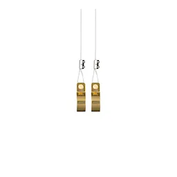 Mässingomtag 2-pack