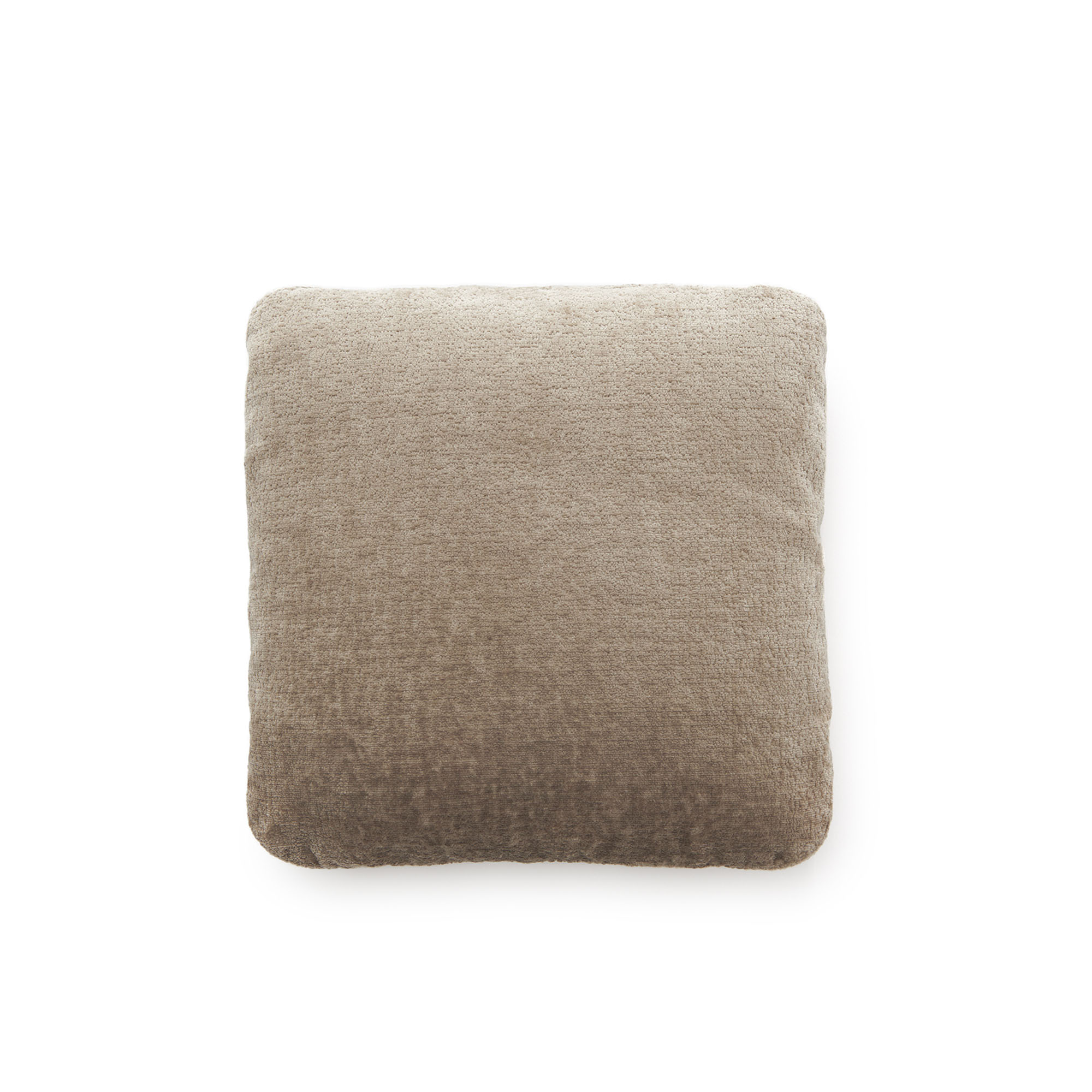 Kartell - K-wating Cushion 48x48 Chenille Beige - Prydnadskuddar & kuddfodral - Rodolfo Dordoni - Beige