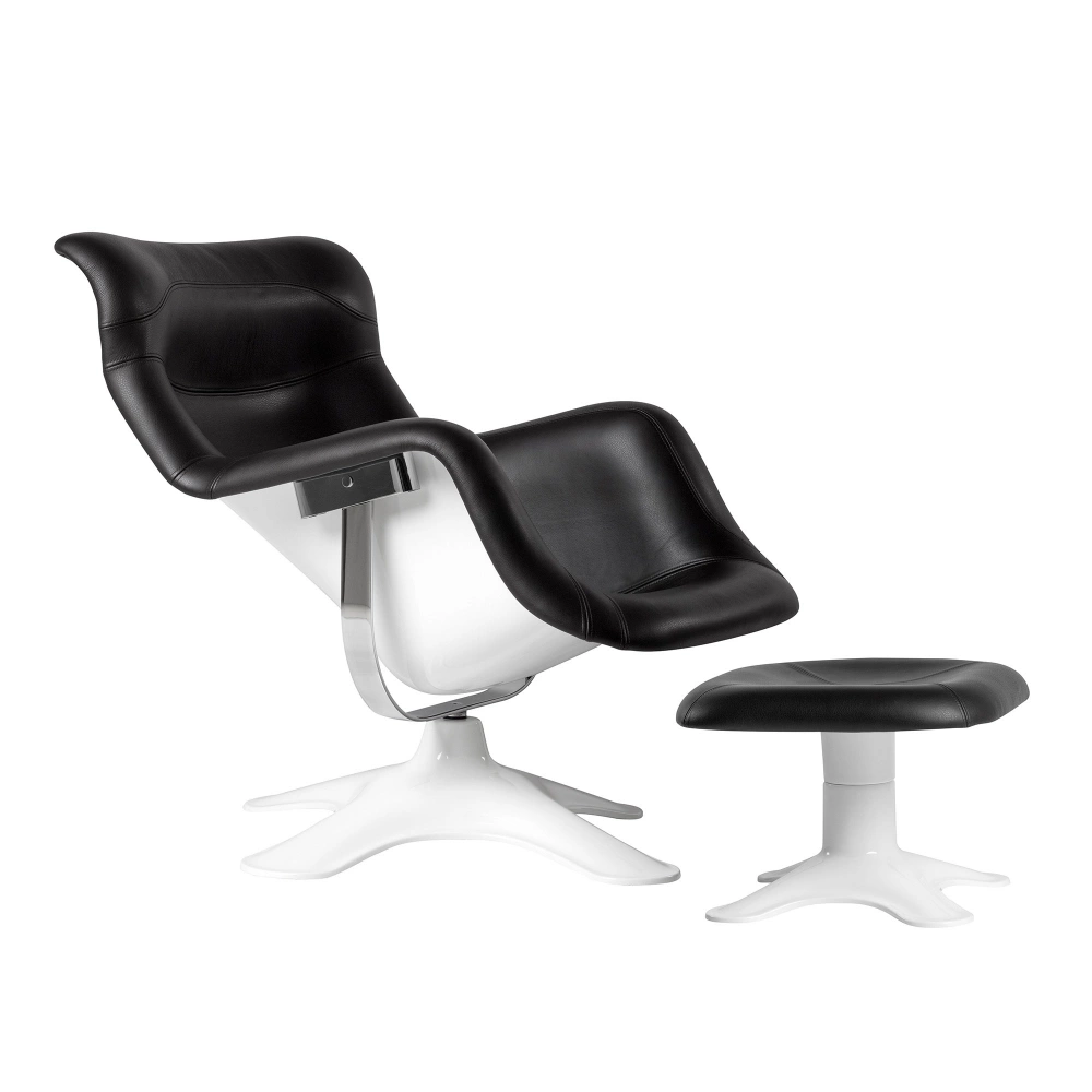 Artek - Karuselli Fåtölj med fotpall Cognac - Fåtöljer - Yrjö Kukkapuro - Brun | Möbler - Fåtöljer Och Puffar - Fåtöljer | Möbelexperten