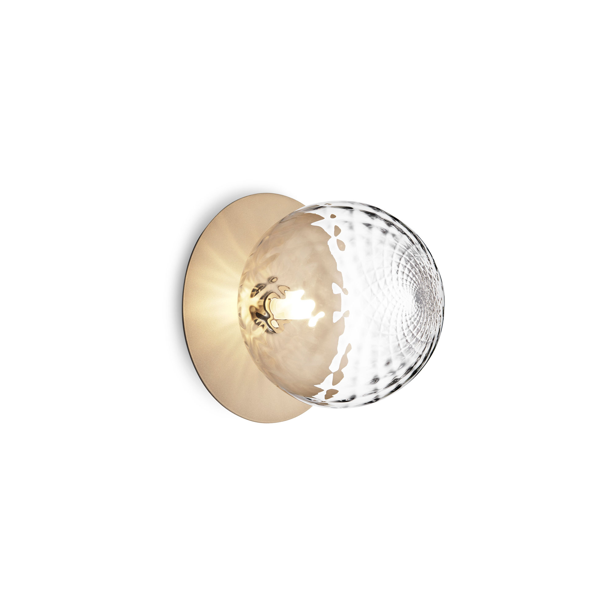 Nuura - Liila 1 Large/ Nordic Gold Optic - Vägglampor - Sofie Refer - Guld