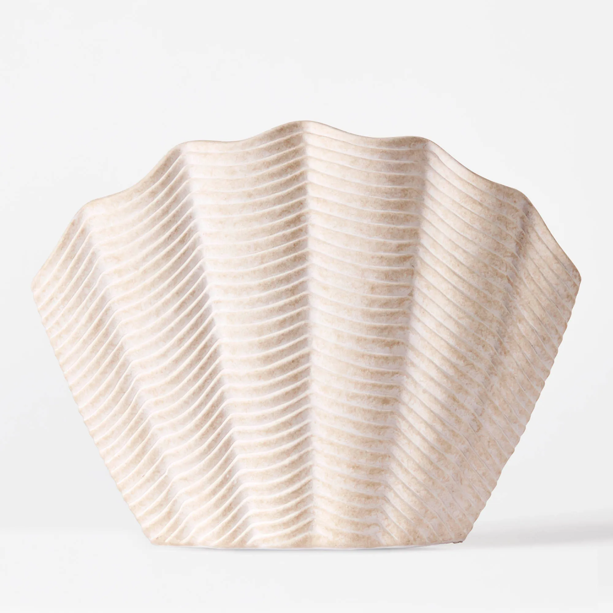 Concha Vase Fluted Large