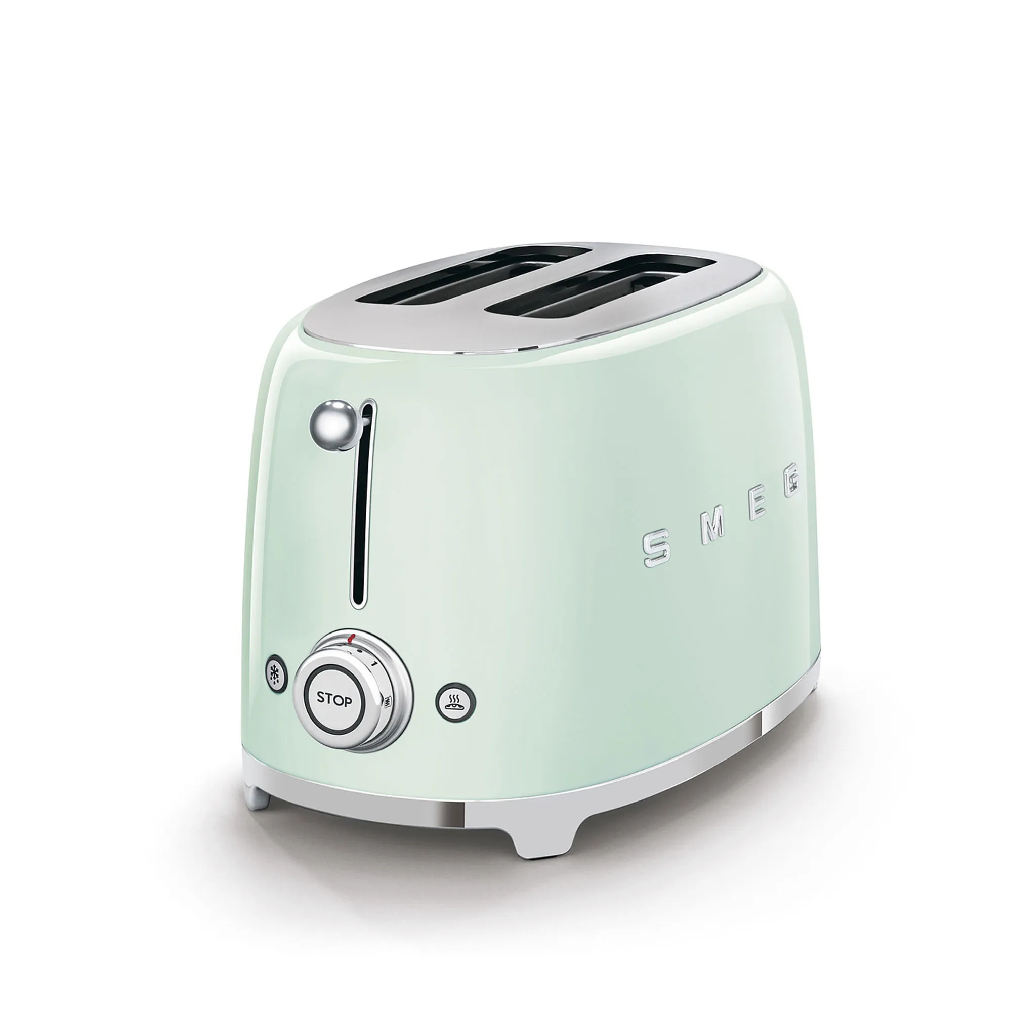 Smeg 2 Slice Toasters Pastel Green
