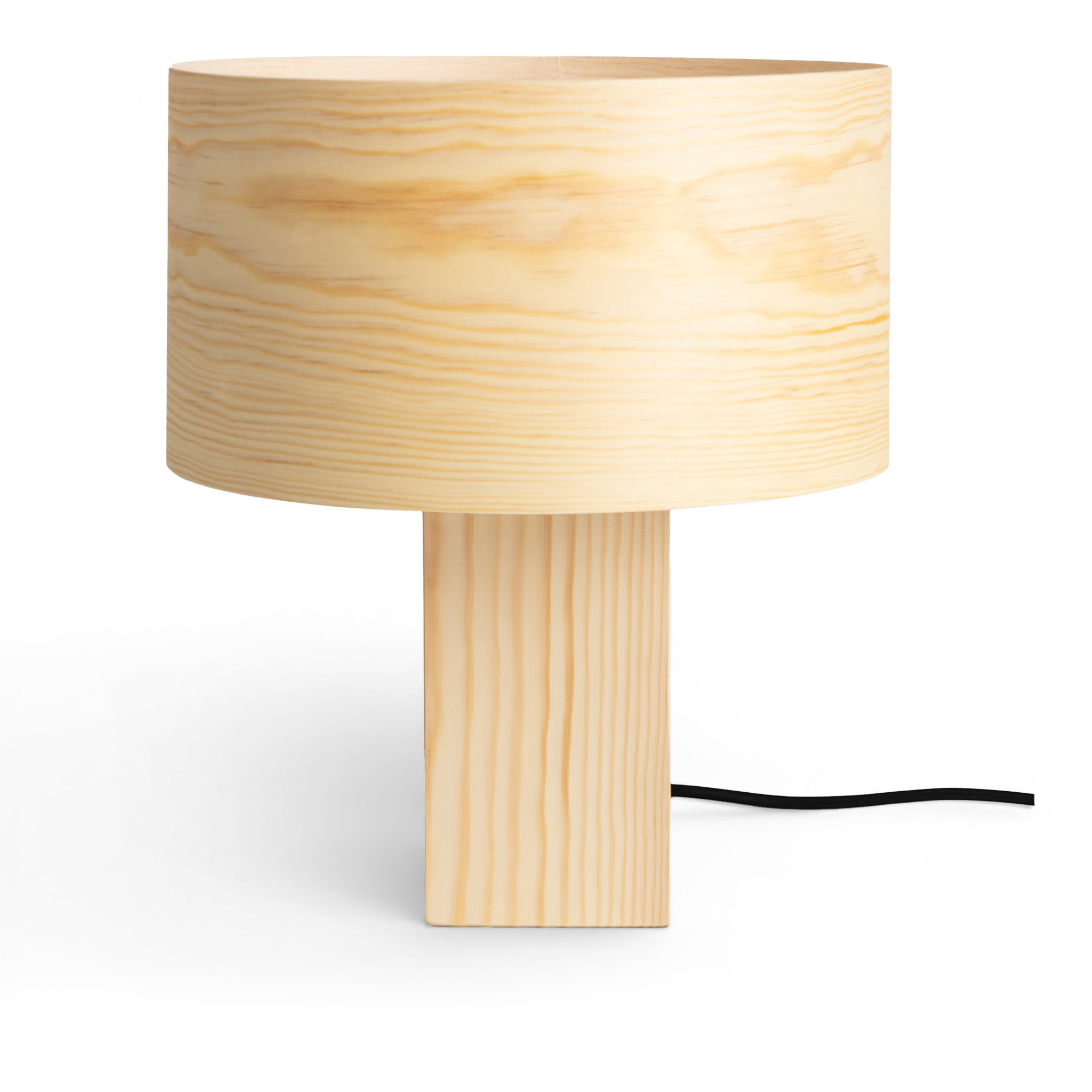 Vaarnii - 018 Hoop Table Lamp - Natural Pine Medium - Bordslampor - John Tree - Tr&auml;