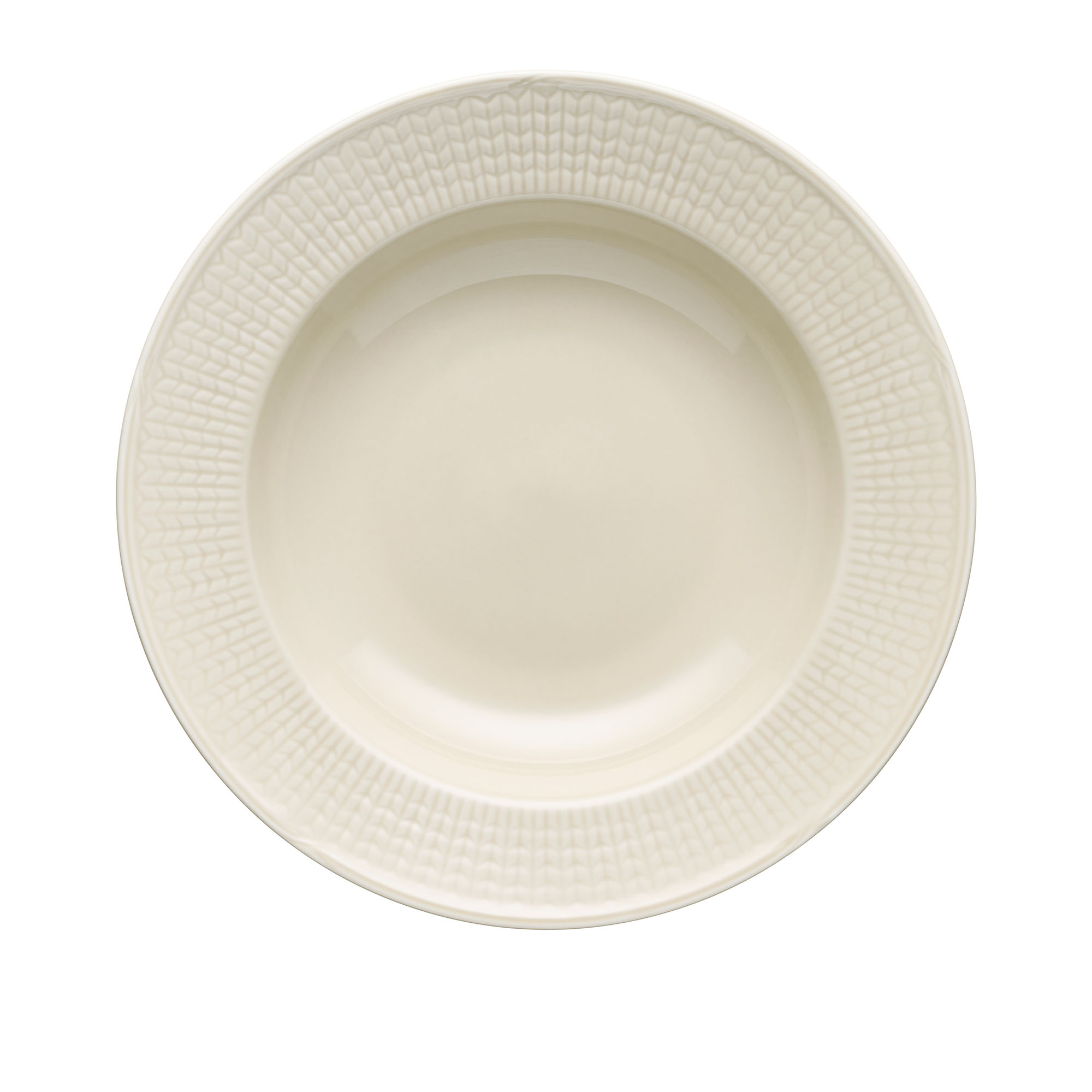 Rörstrand - Swedish Grace Tallerken Djup 25 cm Havre - Tallerkener - Louise Adelborg - Beige