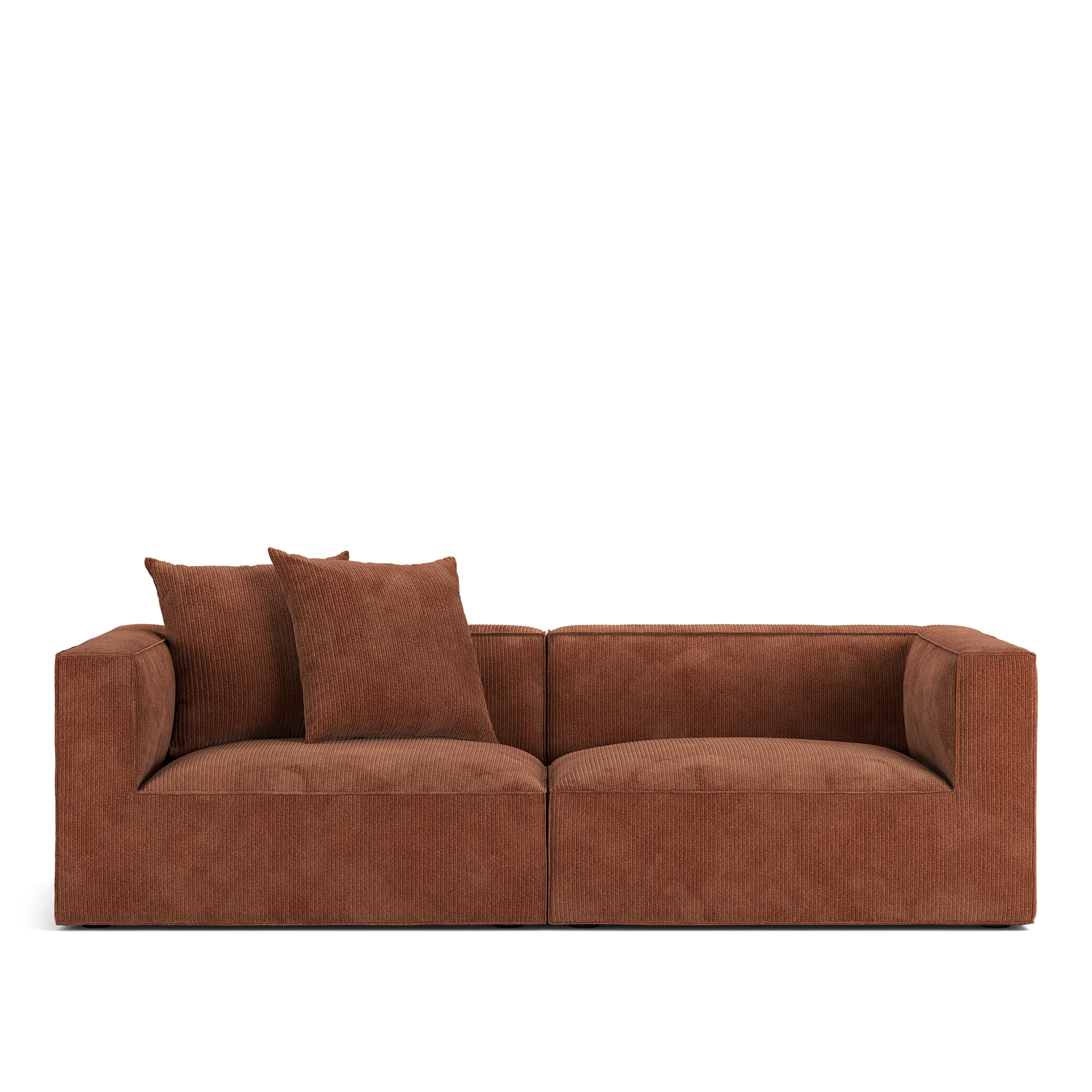 Länna Möbler - Famn 2,5-Seater Racer Hazel 96 - Soffor - Brun | Möbler - Soffor Och Dagbäddar - Soffor | Möbelexperten