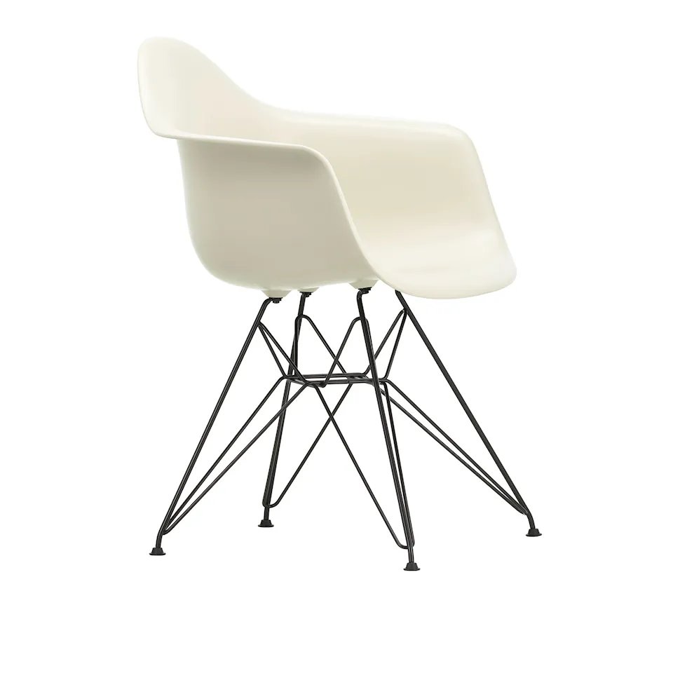 Eames RE Plastic Armchair DAR matstol Basic Dark