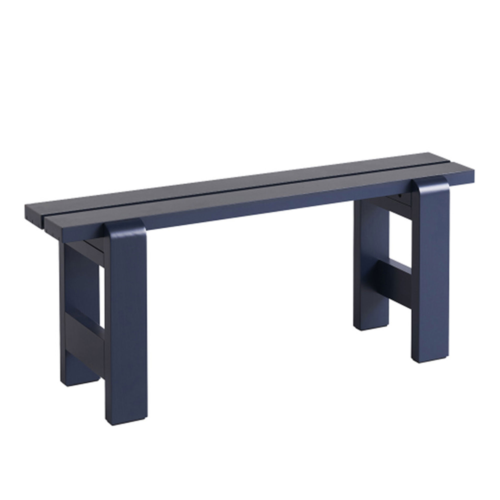 HAY - Weekday Bench 111x23 cm / Steel Blue - Trädgårdsbänkar - Hannes & Fritz - Blå - Trä | Utemöbler - Utestolar - Trädgårdsbänkar | Möbelexperten