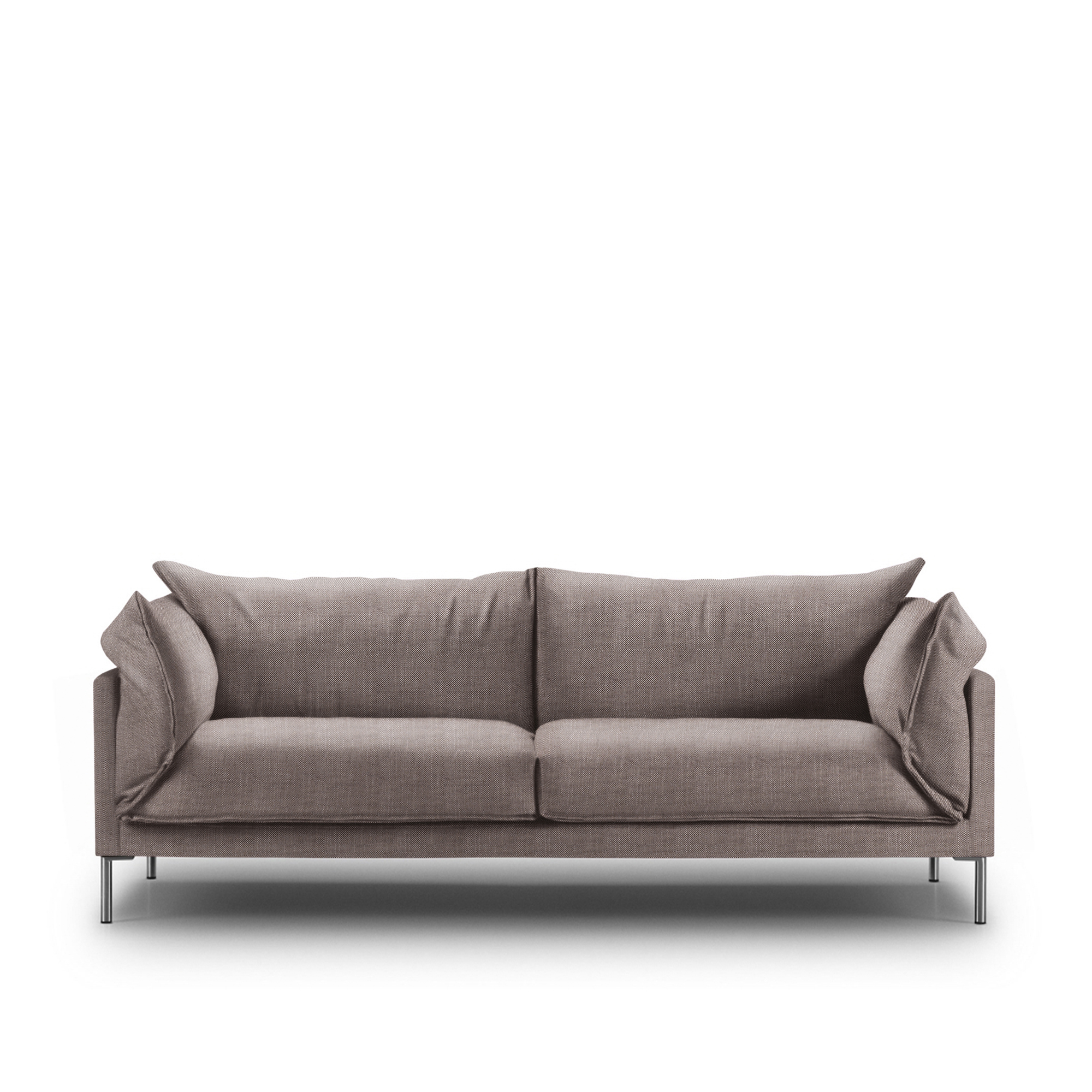 Eilersen - Butterfly 3-sits, Bredd: 220 cm, Tyg: Kat. 3  - Cross - 36 - Soffor - Jens Juul Eilersen,Yuzuru Nishiyama - Brun