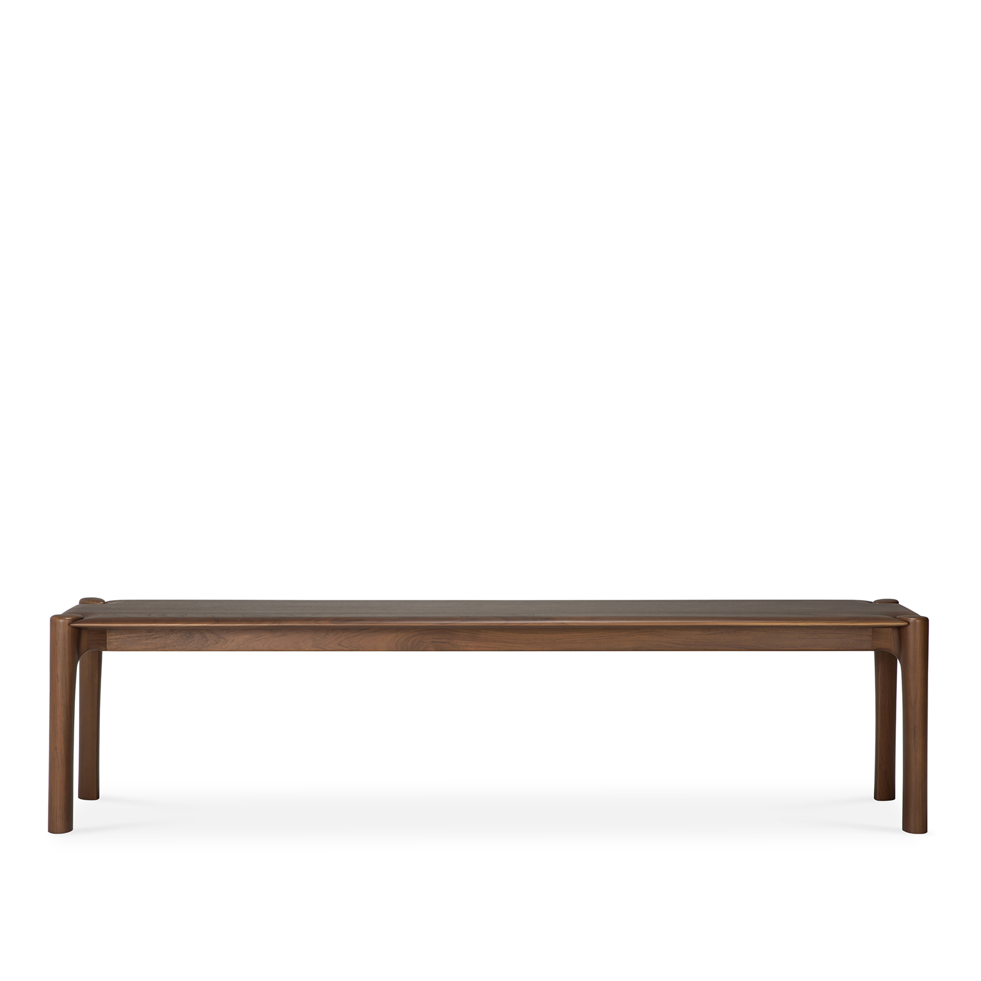 Ethnicraft - PI Bench - Varnished Teak - Brown, W:186 cm - TV-b&auml;nkar - Alain Van Havre - Brun - Tr&auml;