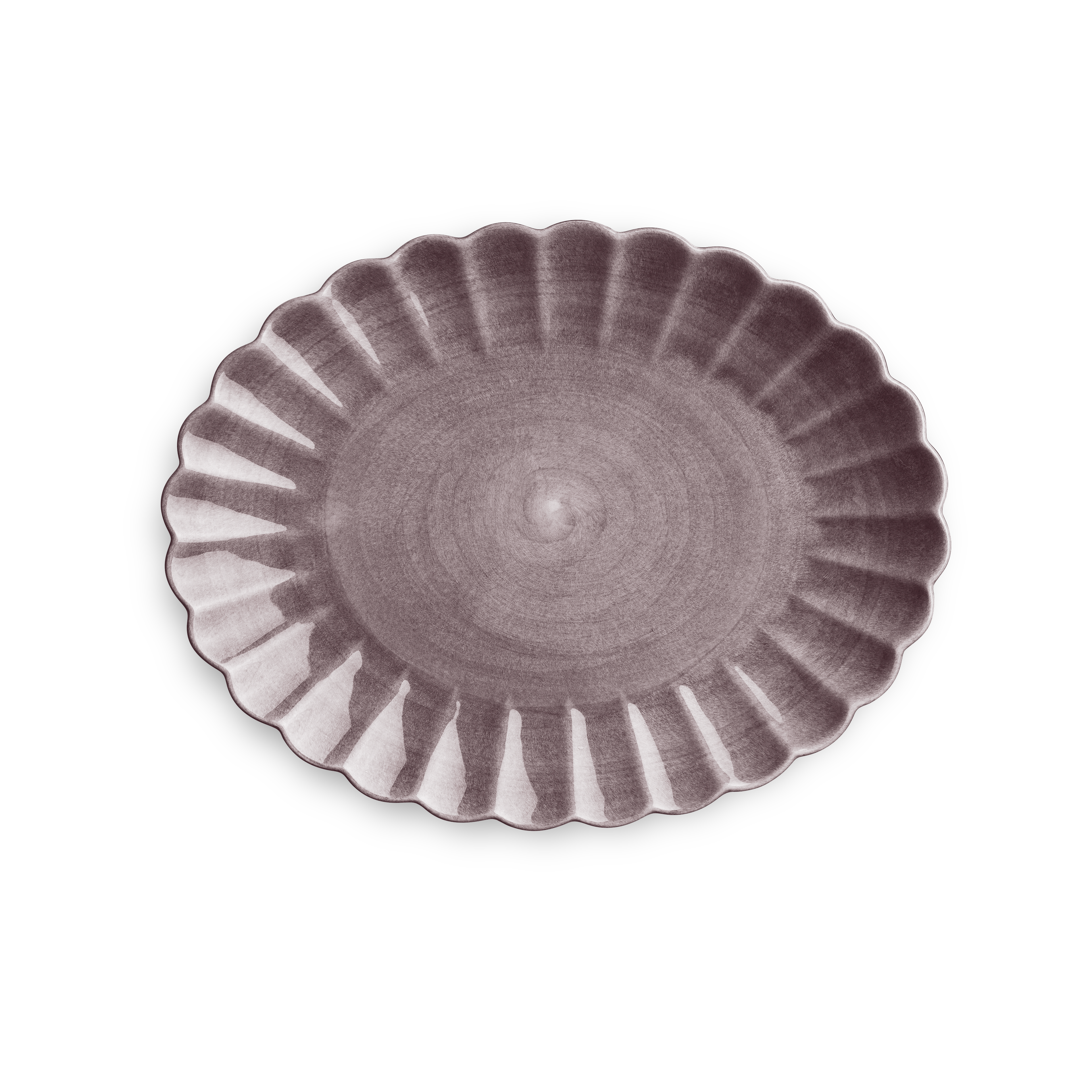 Mateus - Oyster Fat 35x30cm Plommon, Material: Keramik, Färg: Plommon |  | Möbelexperten